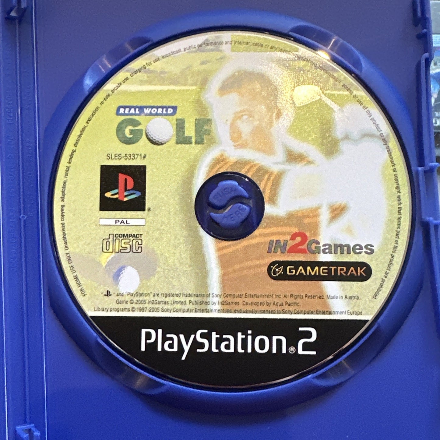 Gametrak: Real World Golf • Sony PlayStation 2 PS2 Game (2005) PAL • Golfing