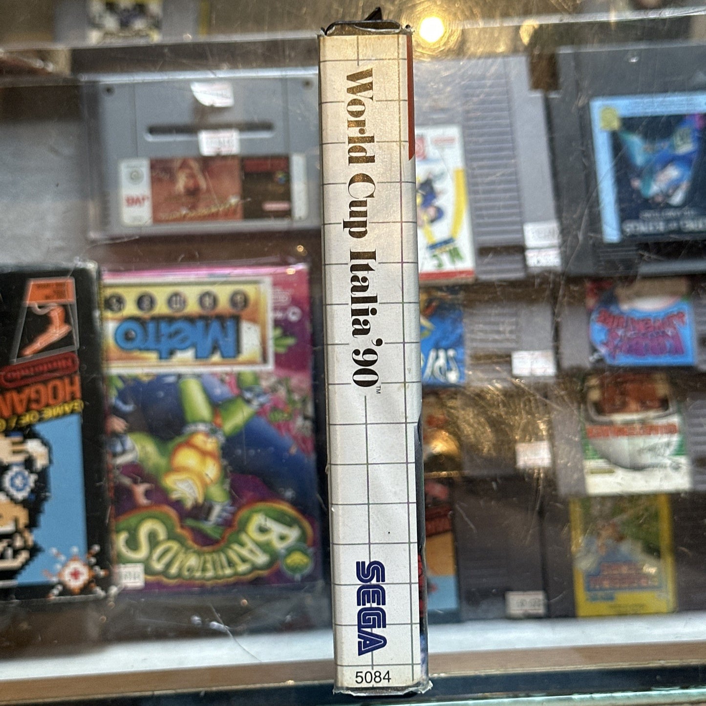 World Cup Italia ‘90 • SEGA Master System Game (1990) PAL • Soccer Football