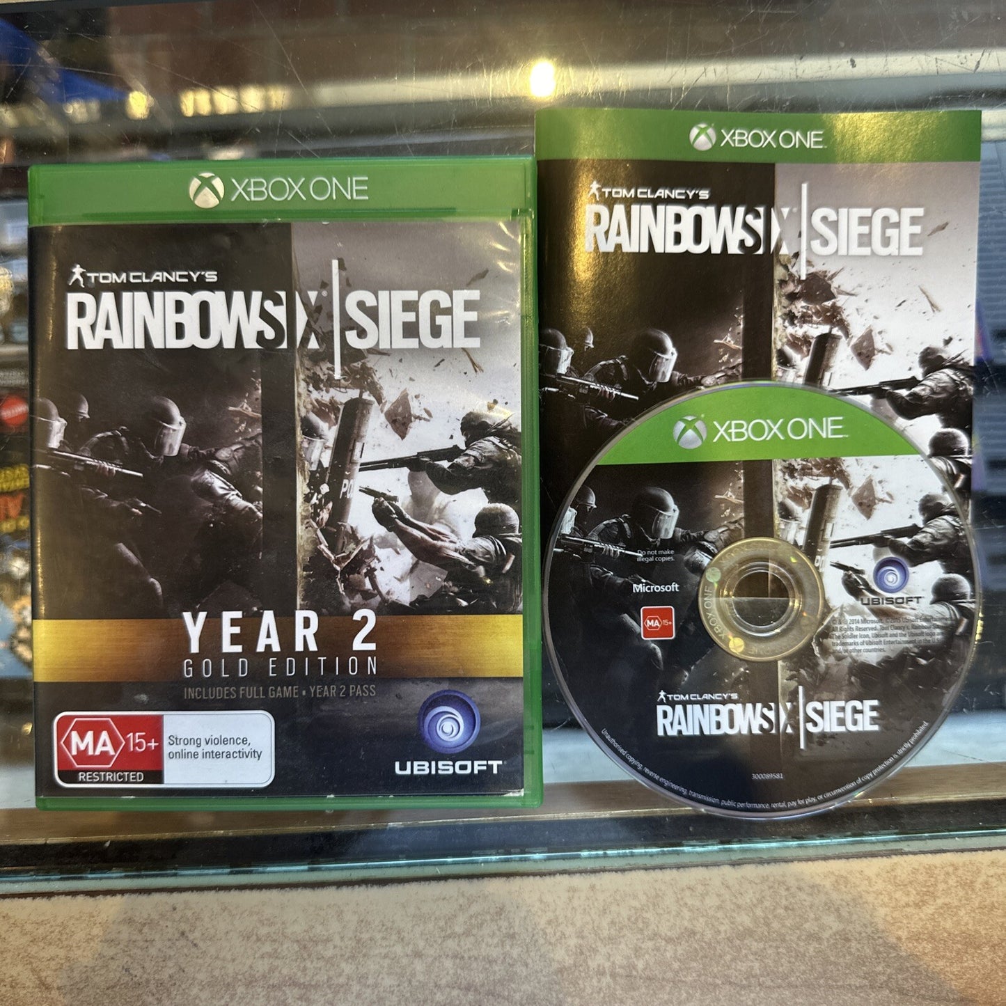 Tom Clancy’s Rainbow Six Siege • Xbox One Game + Manual • Year 2 Gold Edition AU