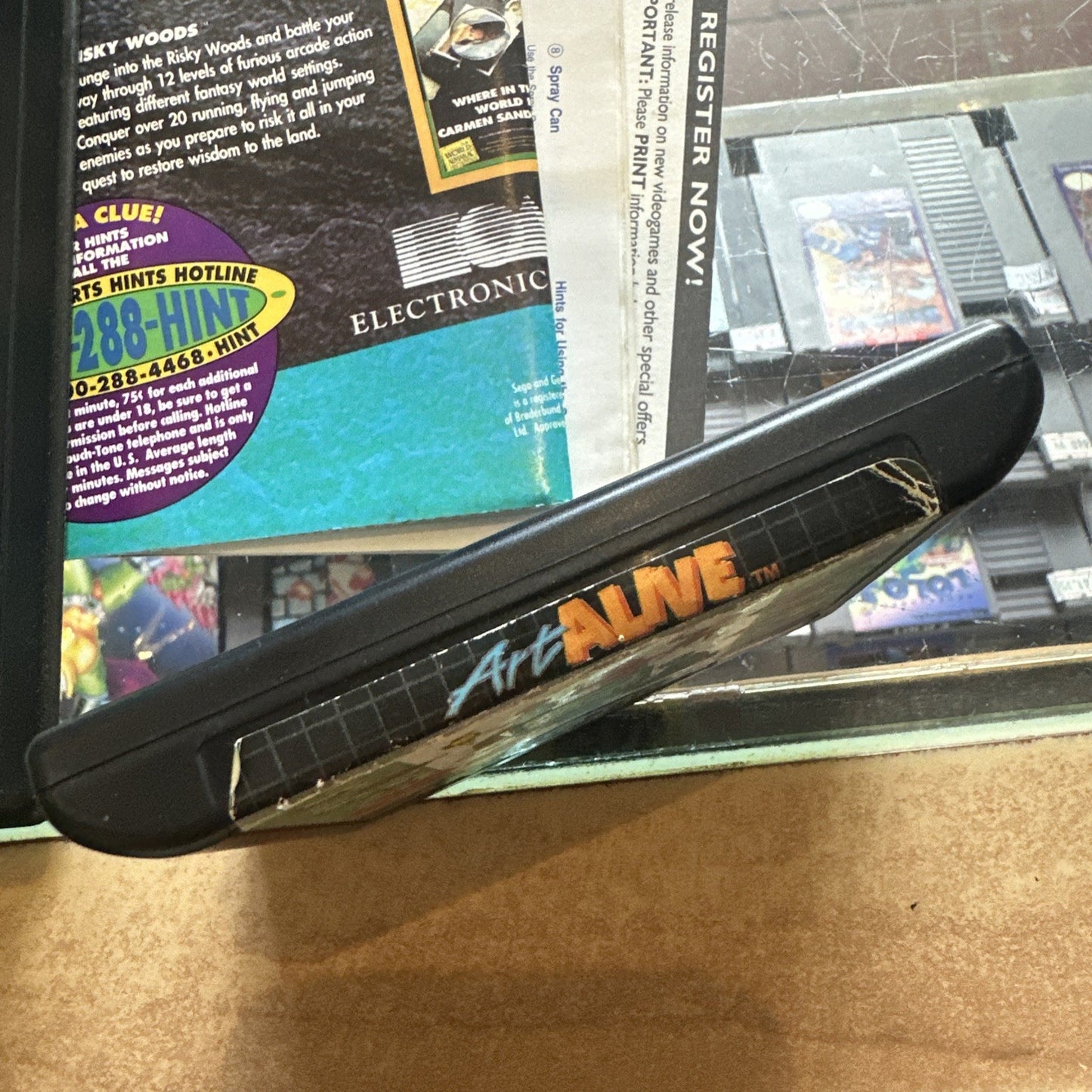 Art Alive • SEGA Mega Drive Game + Manual (1991) PAL