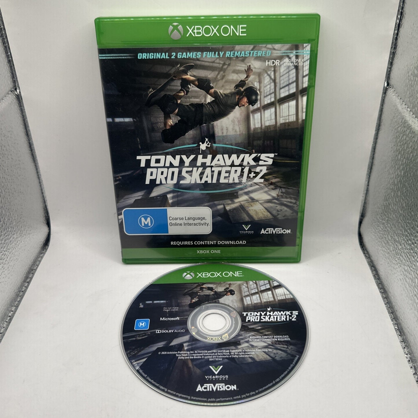 Tony Hawk's Pro Skater 1 & 2 • Xbox One Game (2020) PAL AUS • Skateboarding