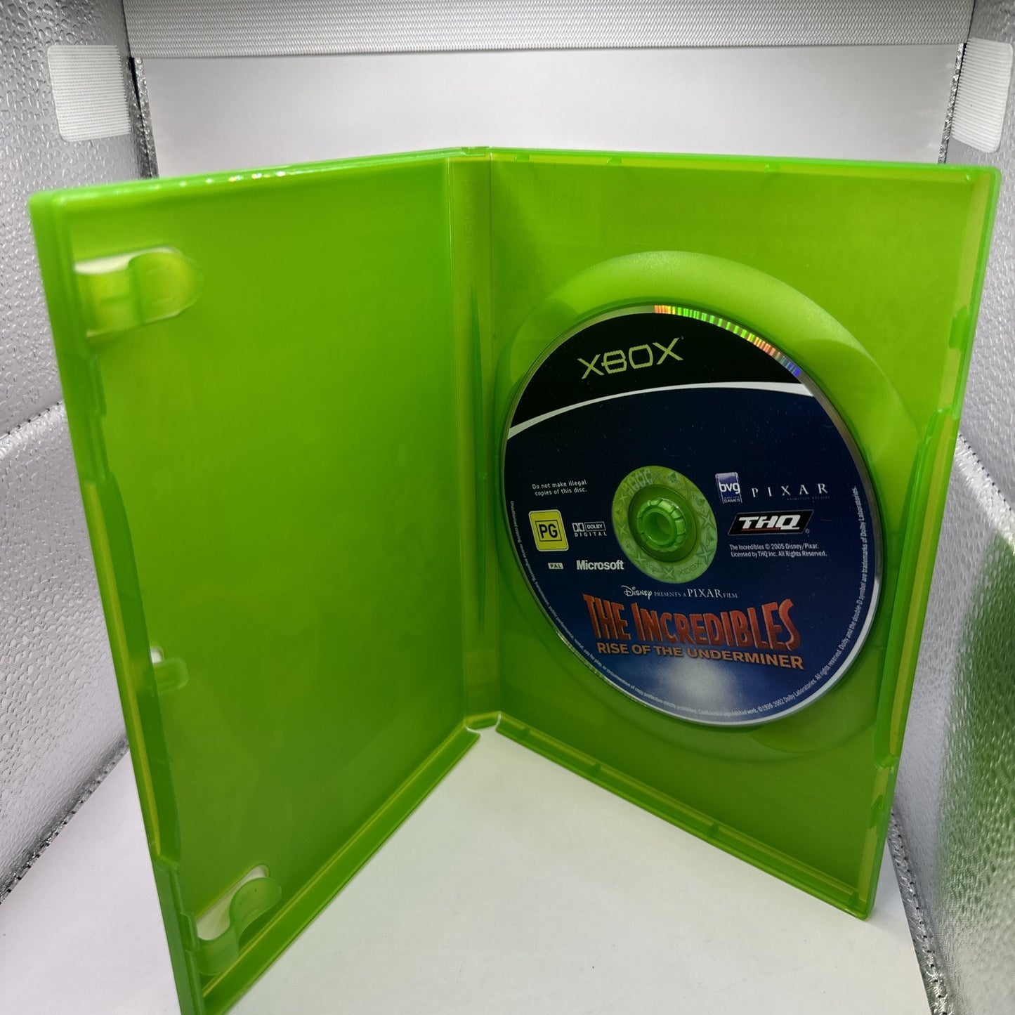 The Incredibles Rise Of The Underminer • Xbox Original Game (2004) PAL AUS • THQ