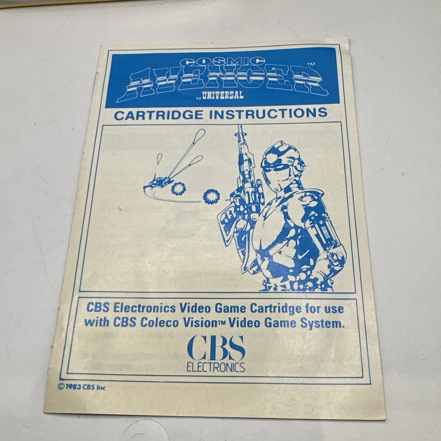 Cosmic Avenger • ColecoVision Game In Box + Manual (1982) Australian PAL • Boxed