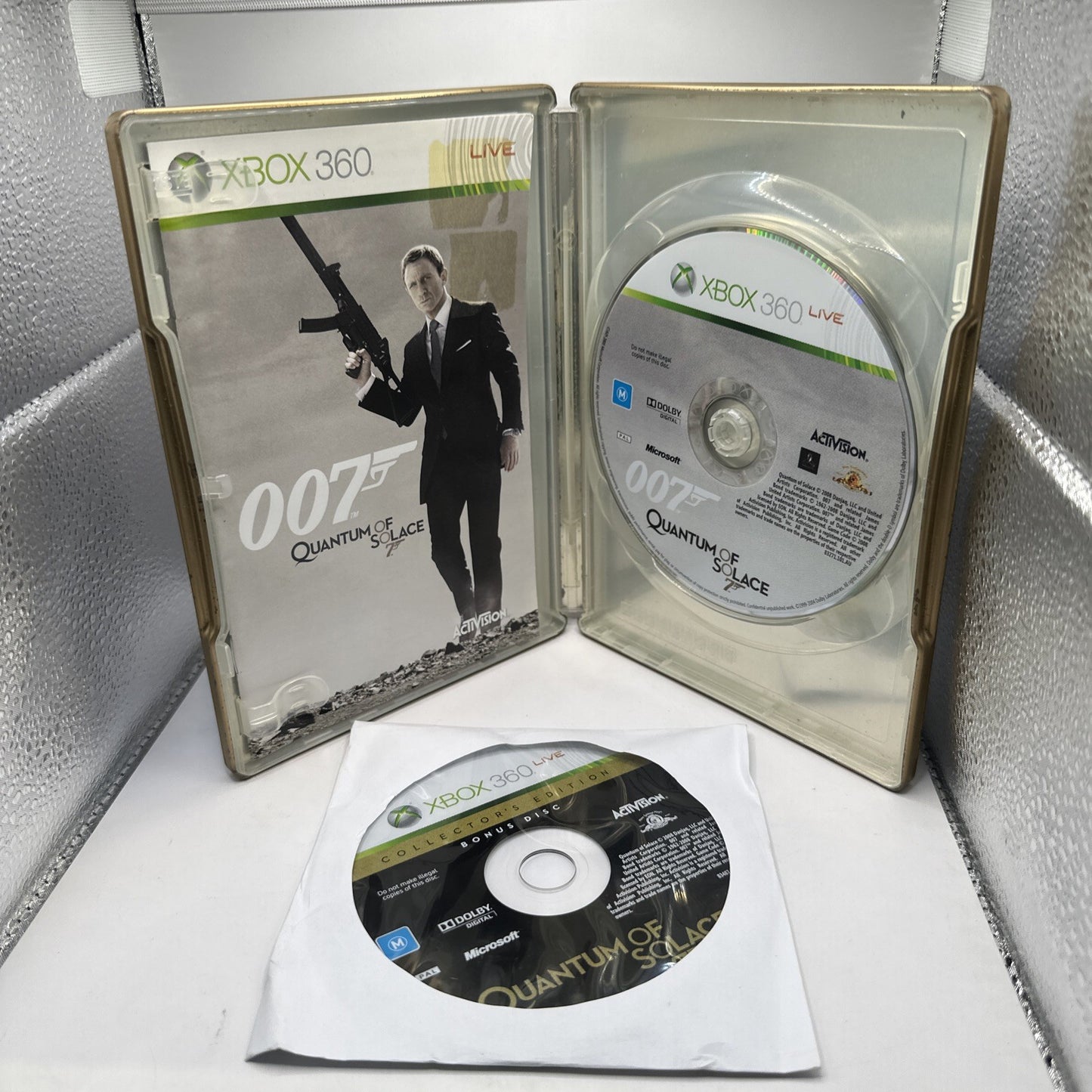 007 Quantum Of Solace Collector's Edition • Xbox 360 + Manual 2008 James Bond