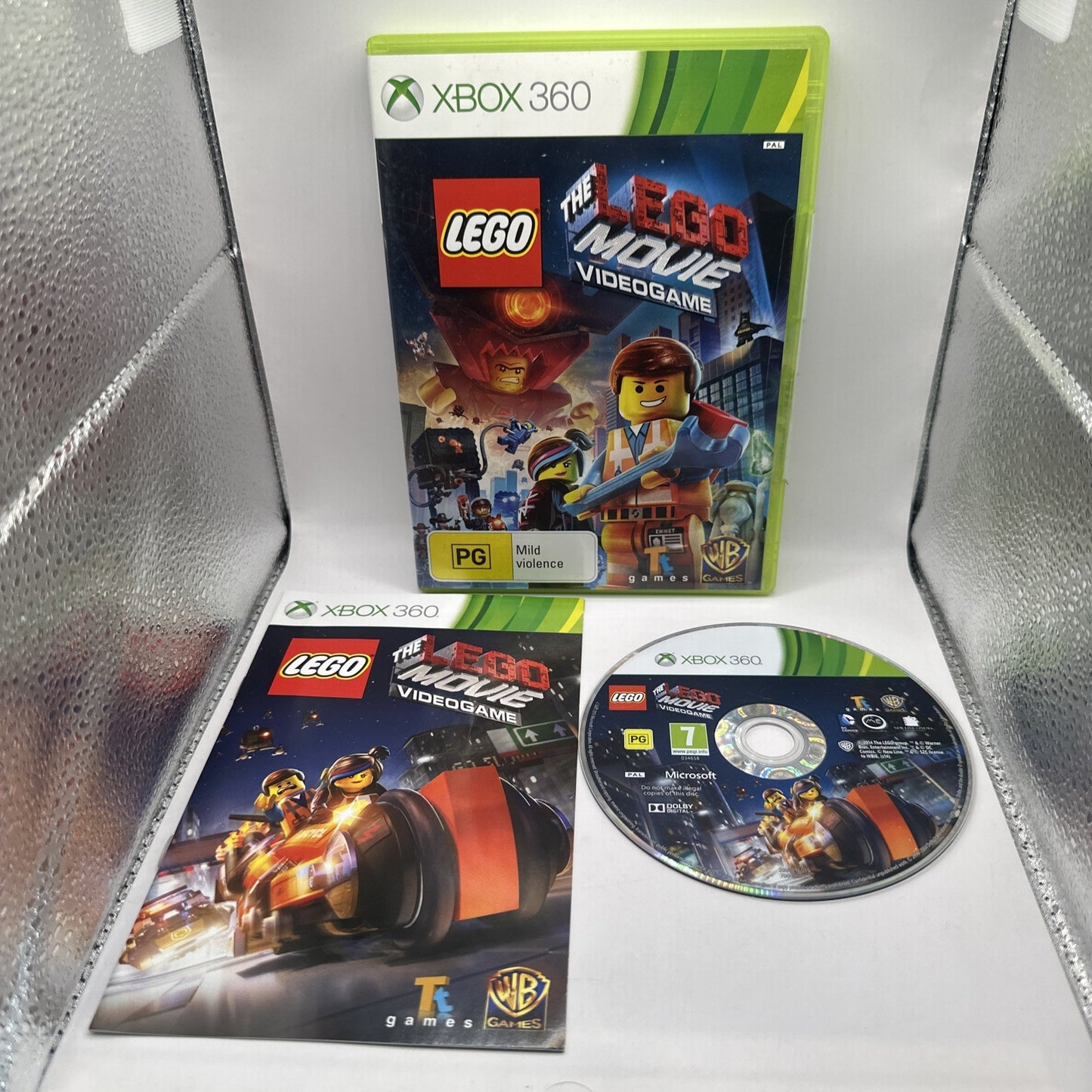 The Lego Movie Video Game • Xbox 360 + Manual (2014) PAL AUS • Complete CIB