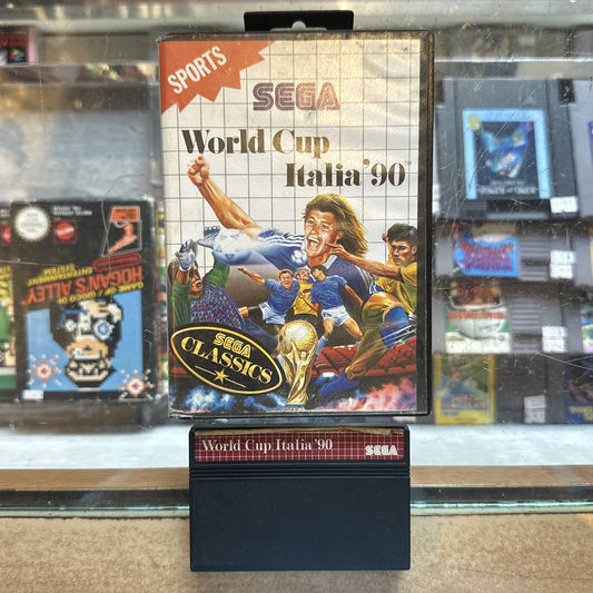 World Cup Italia ‘90 • SEGA Master System Game (1990) PAL • Soccer Football