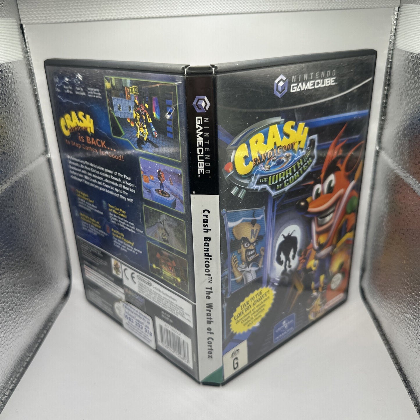 Crash Bandicoot The Wrath Of Cortex • Nintendo GameCube Game + Manual (2002) PAL