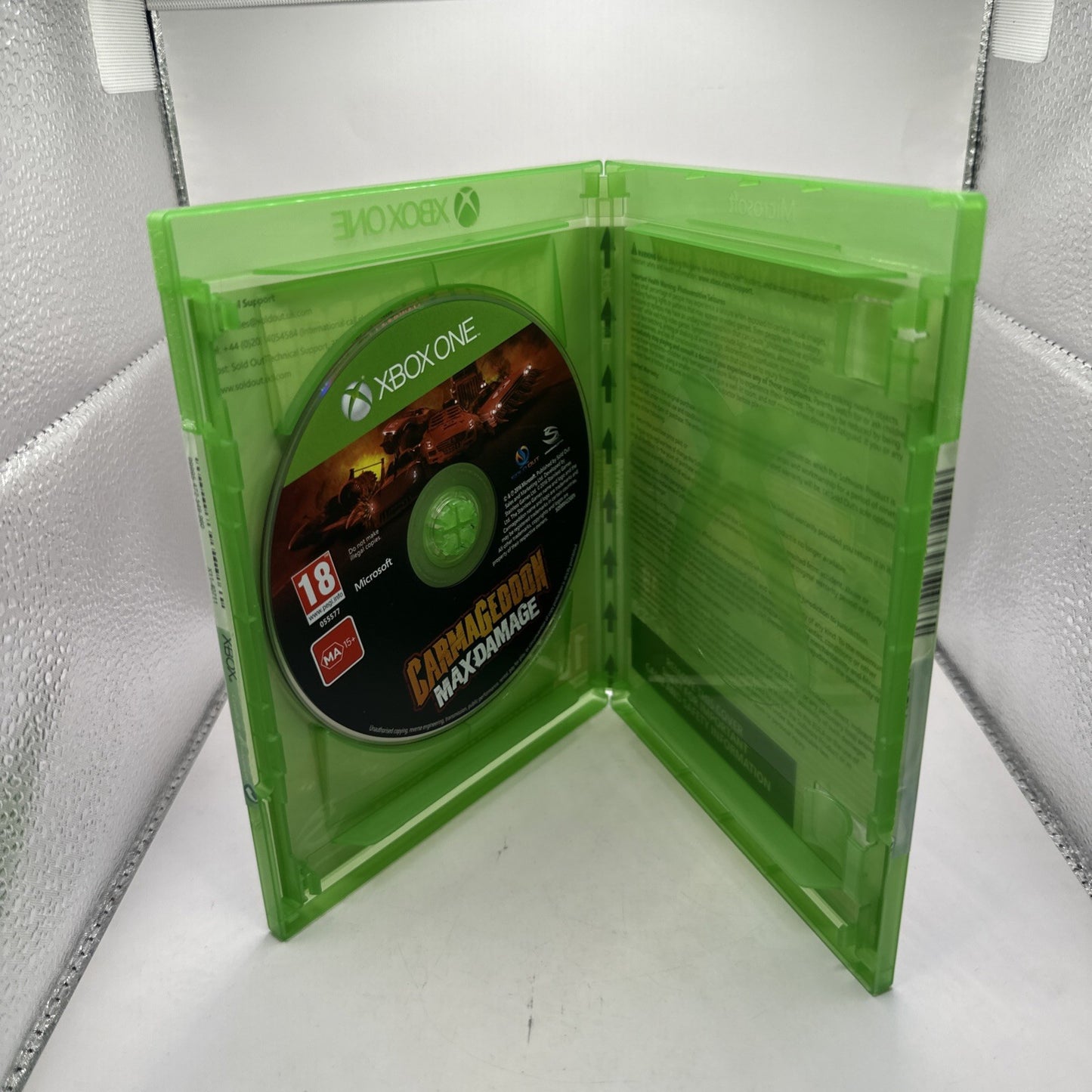 Carmageddon Max Damage • Xbox One Game (2016) With Lenticular Slip Cover