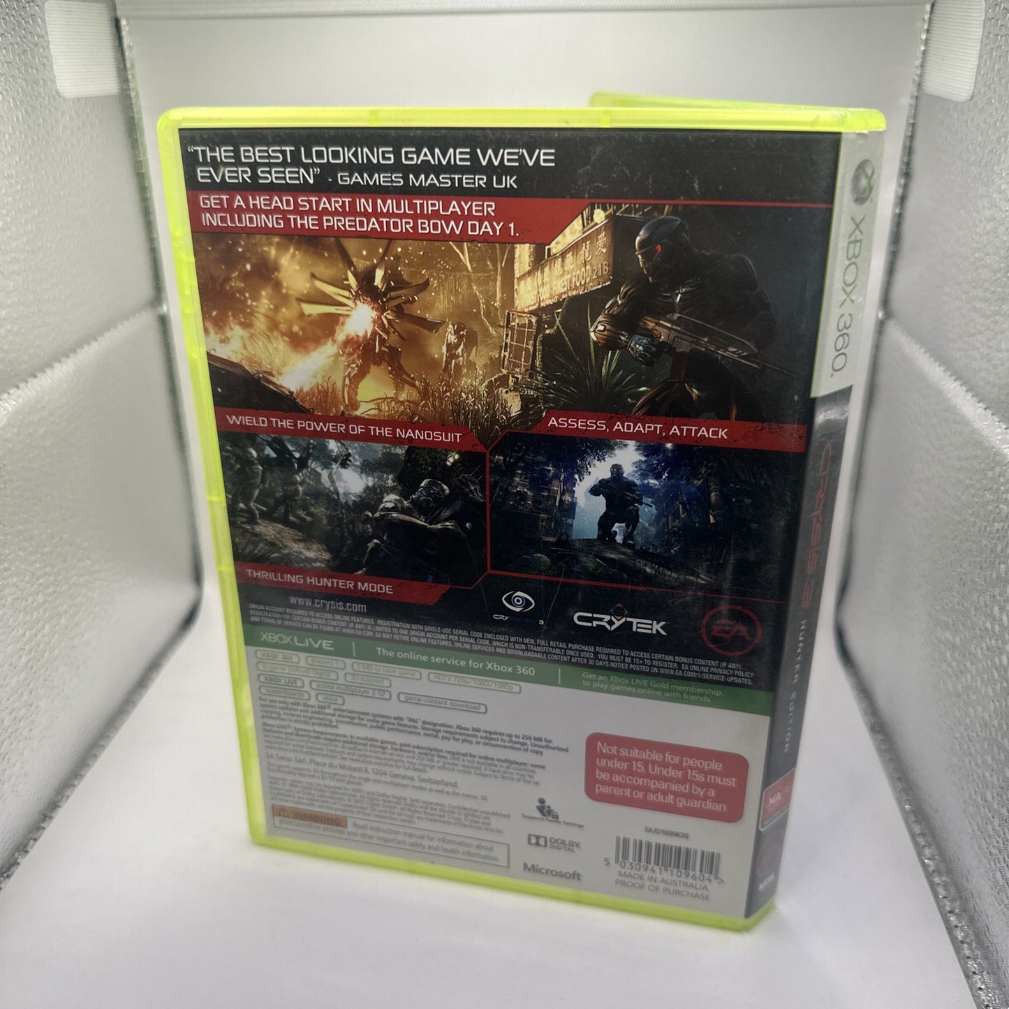 Crysis 3 - Hunter Edition • Xbox 360 Game (2013) PAL AUS • Complete CIB