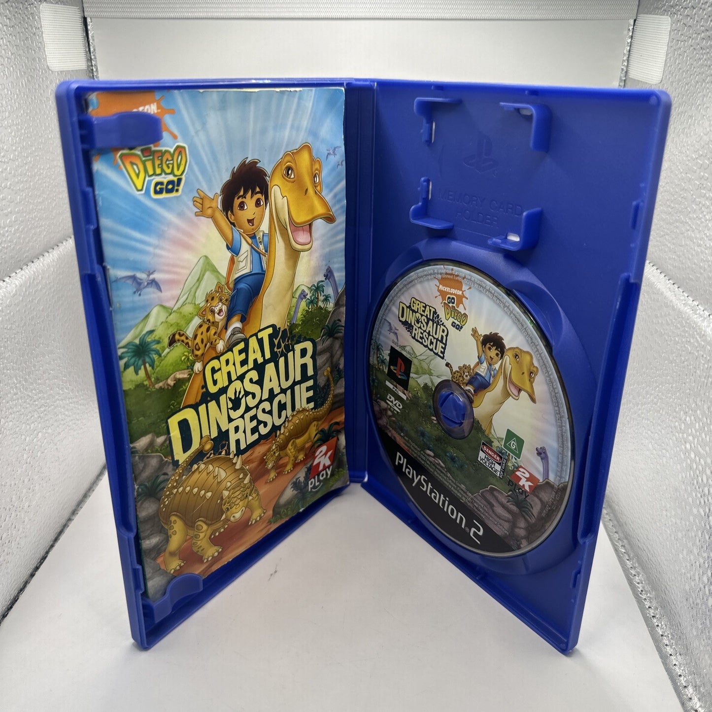 Go, Diego, Go! Great Dinosaur Rescue • PlayStation 2 PS2 + Manual 2008 Complete