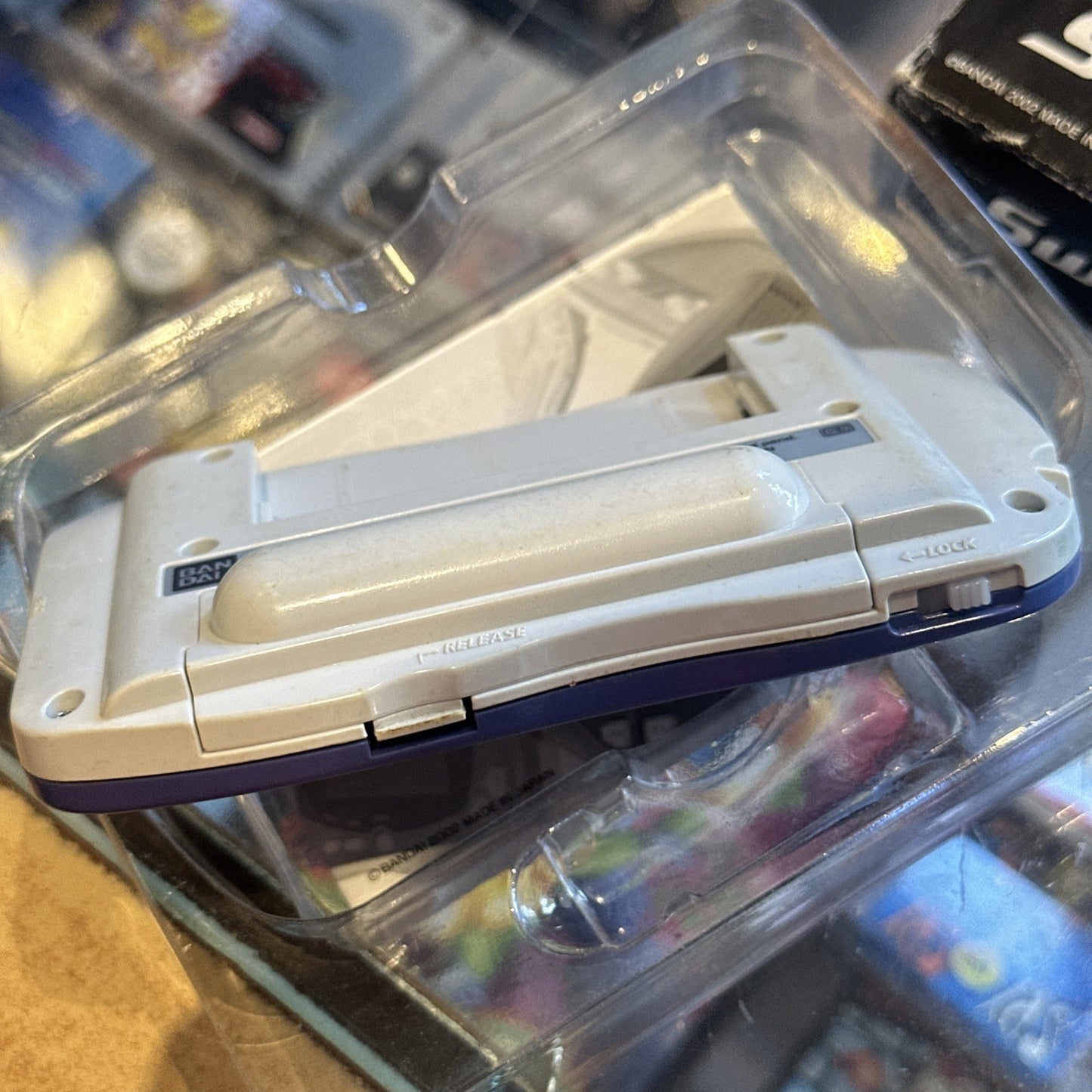 Bandai Wonder Swan Crystal Blue Violet Console Boxed + Manual • SwanCrystal