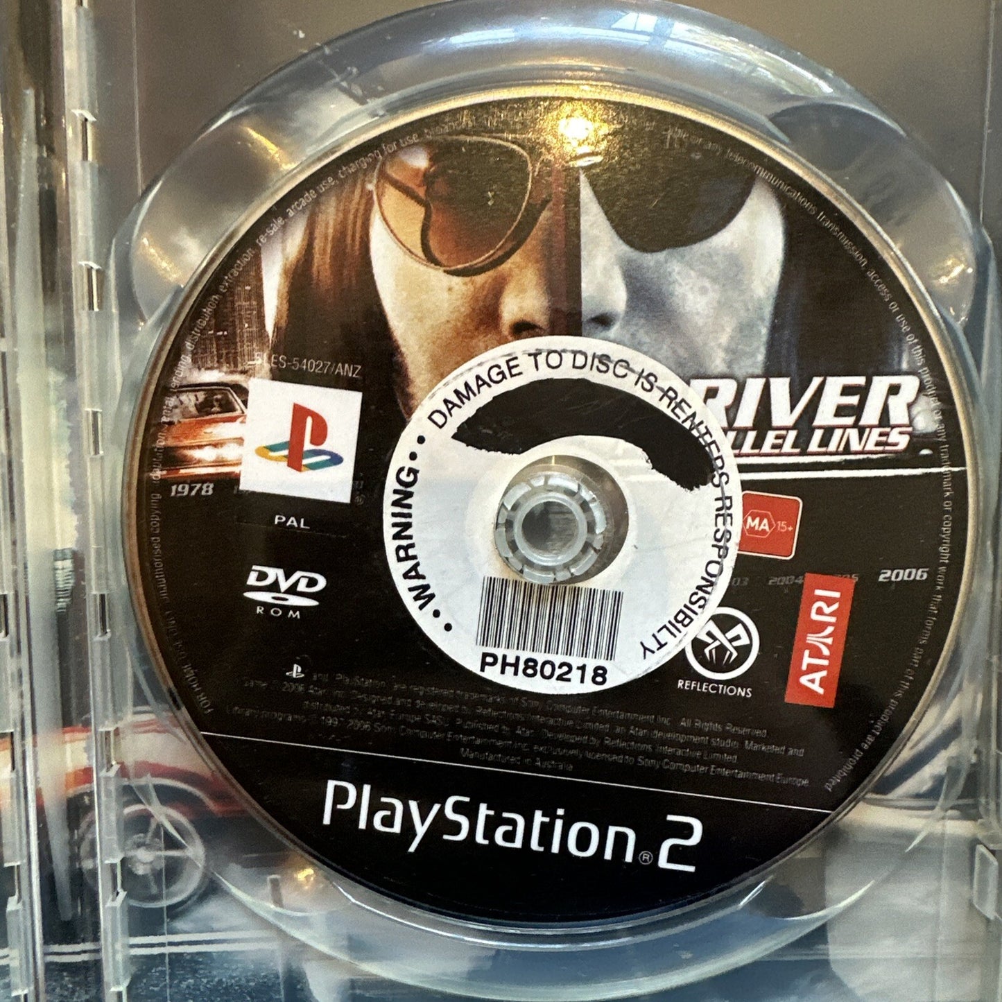 Driver Parallel Lines Collectors Edition Steelbook PlayStation 2 PS2 PAL Ex-Rent