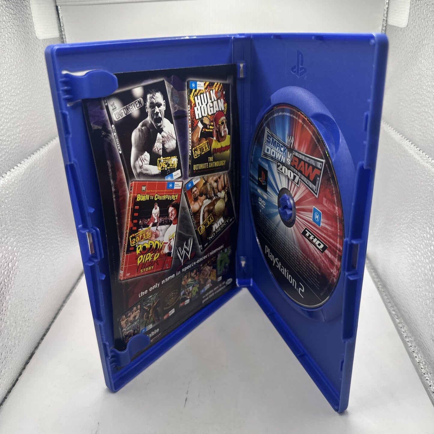 WWE Smackdown Vs Raw 2007 • PlayStation 2 PS2 (2006) THQ • Wrestling WWF