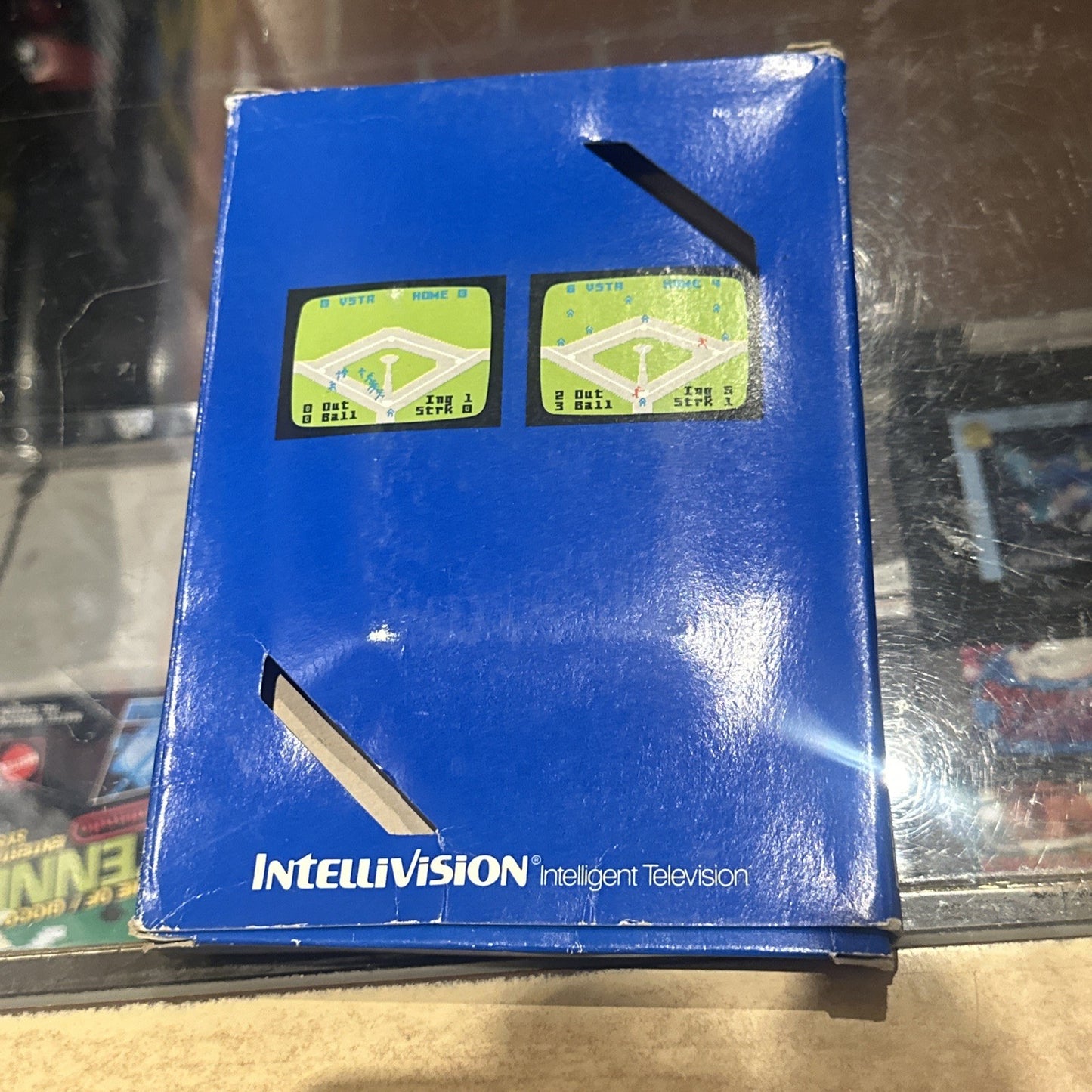 Baseball • Mattel Intellivision Game In Box + Manual (1979) Complete • MLB Major