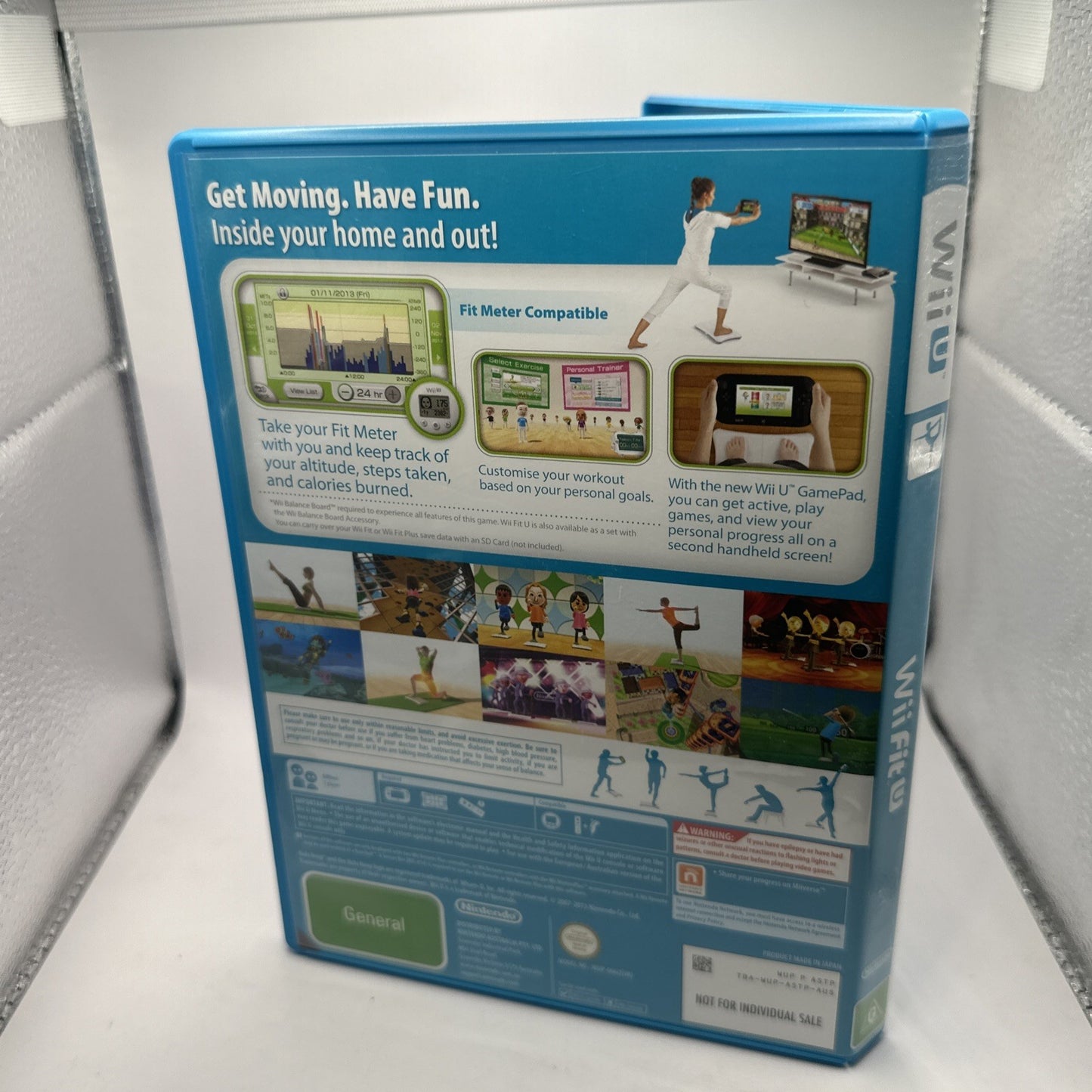 Wii Fit U • Nintendo Wii U Game + Manual (2014) AUS PAL • Complete CIB • Fitness