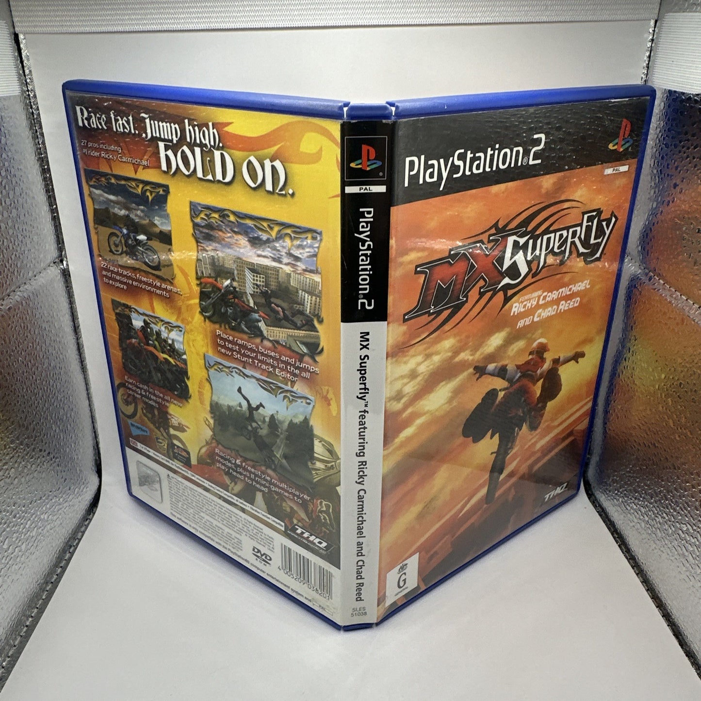 MX Superfly Ft Ricky Carmichael and Chad Reed • PS2 Playstation 2 Game + Manual