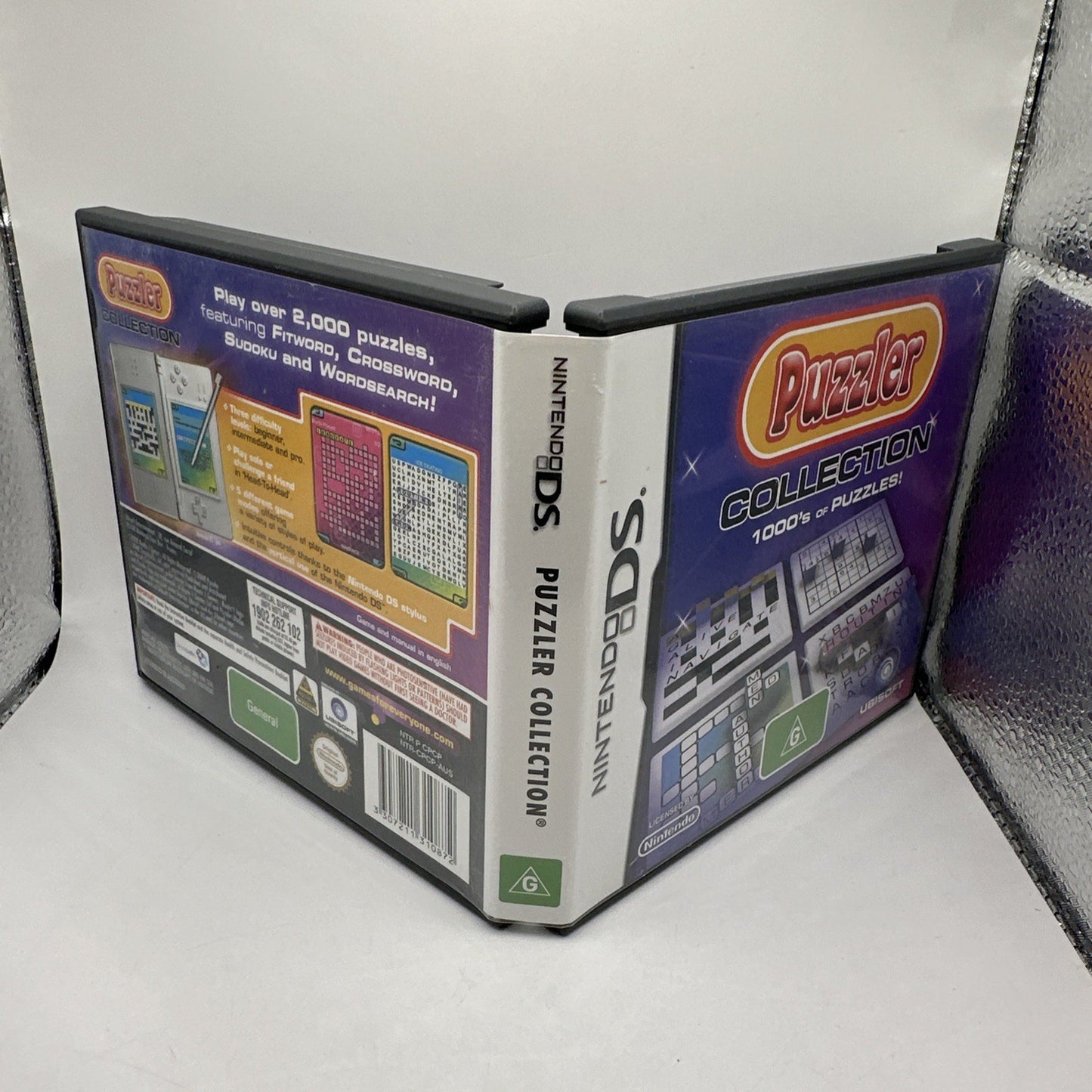 Puzzler Collection • Nintendo DS + Manual (2008) Complete • Ubisoft Puzzle Game
