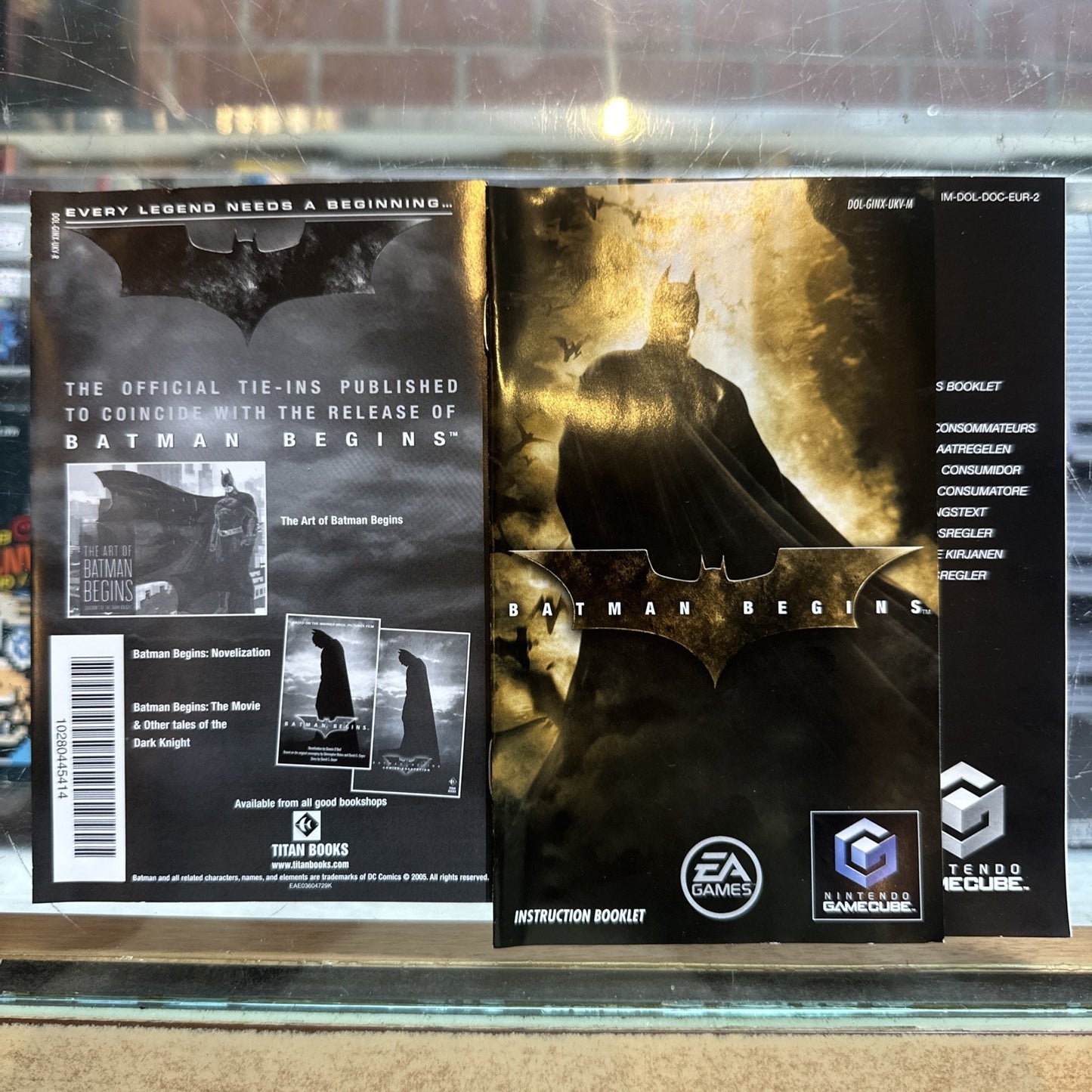 Batman Begins • Nintendo GameCube Game + Manual (2005) PAL • Complete CIB • EA