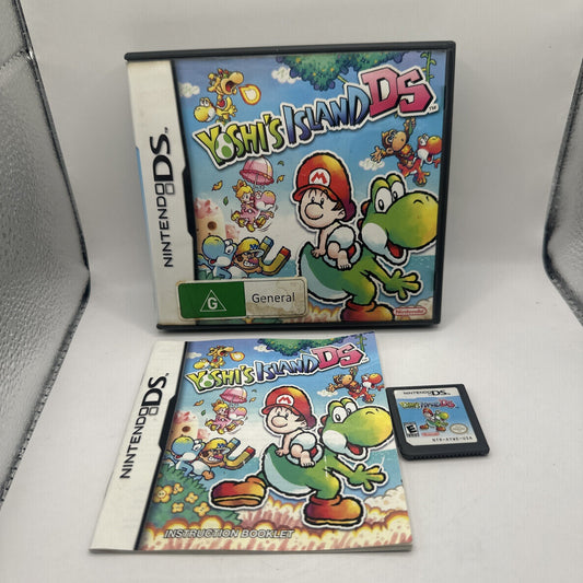 Yoshi's Island DS • Nintendo DS Game + Manual (2006) Complete CIB • Region Free