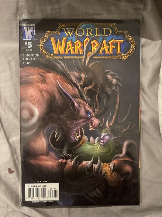 Wildstorm World Of Warcraft - Issue #5 May 08 - Bagged & Boarded