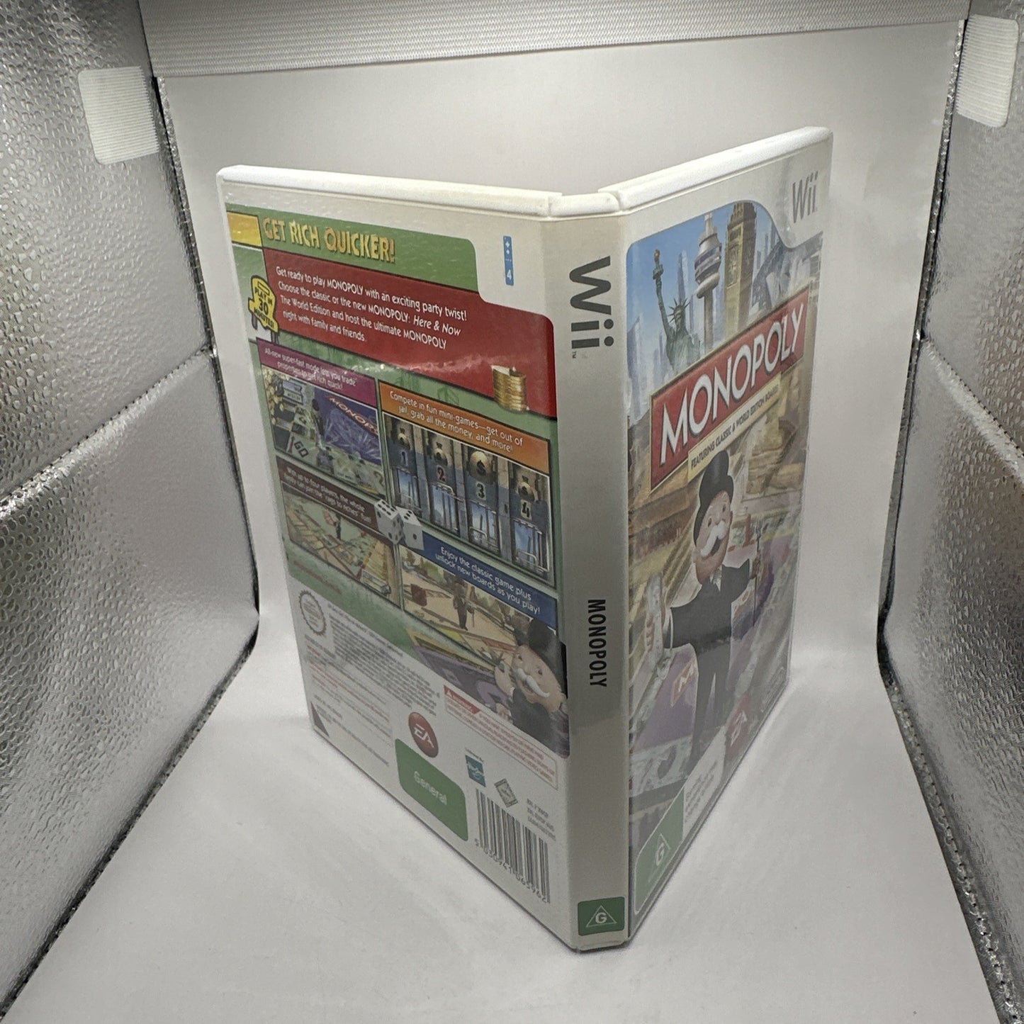 Monopoly • Nintendo Wii Game + Manual (2008) PAL AUS • Hasbro EA • Complete