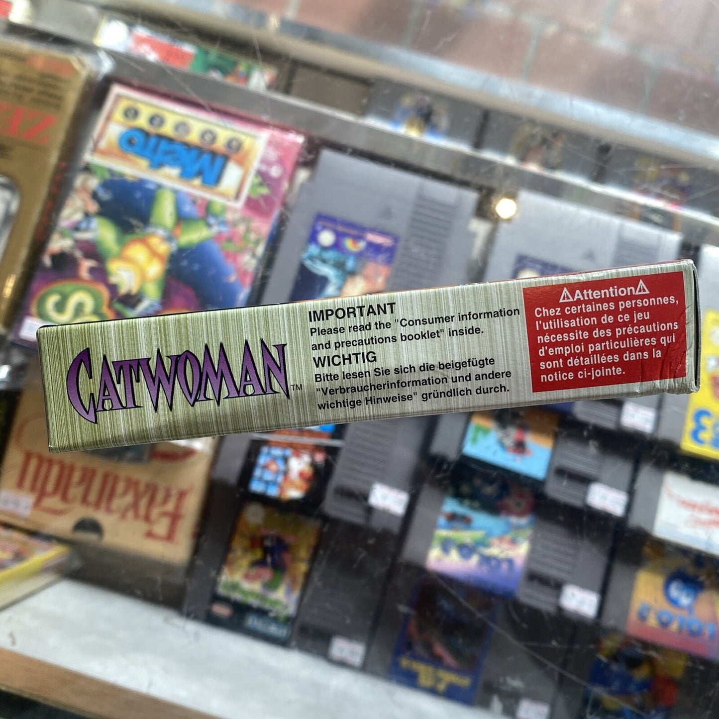 CatWoman Nintendo Game Boy Color Game In Box (1999) COMPLETE BOXED + Manual