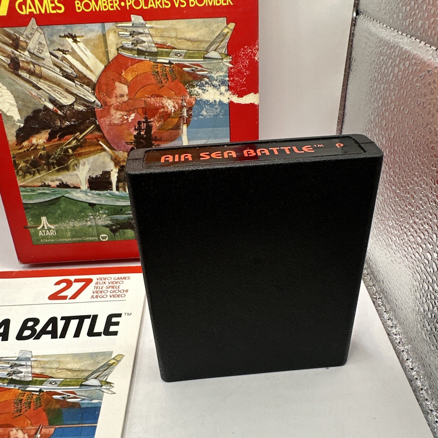 Air-Sea Battle • Atari 2600 Game In Box + Manual (1978) Boxed Complete CIB