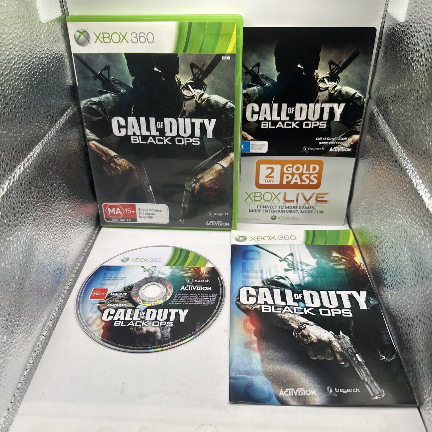 Call Of Duty: Black Ops • Xbox 360 Game + Manual (2010) AUS PAL • Complete • COD