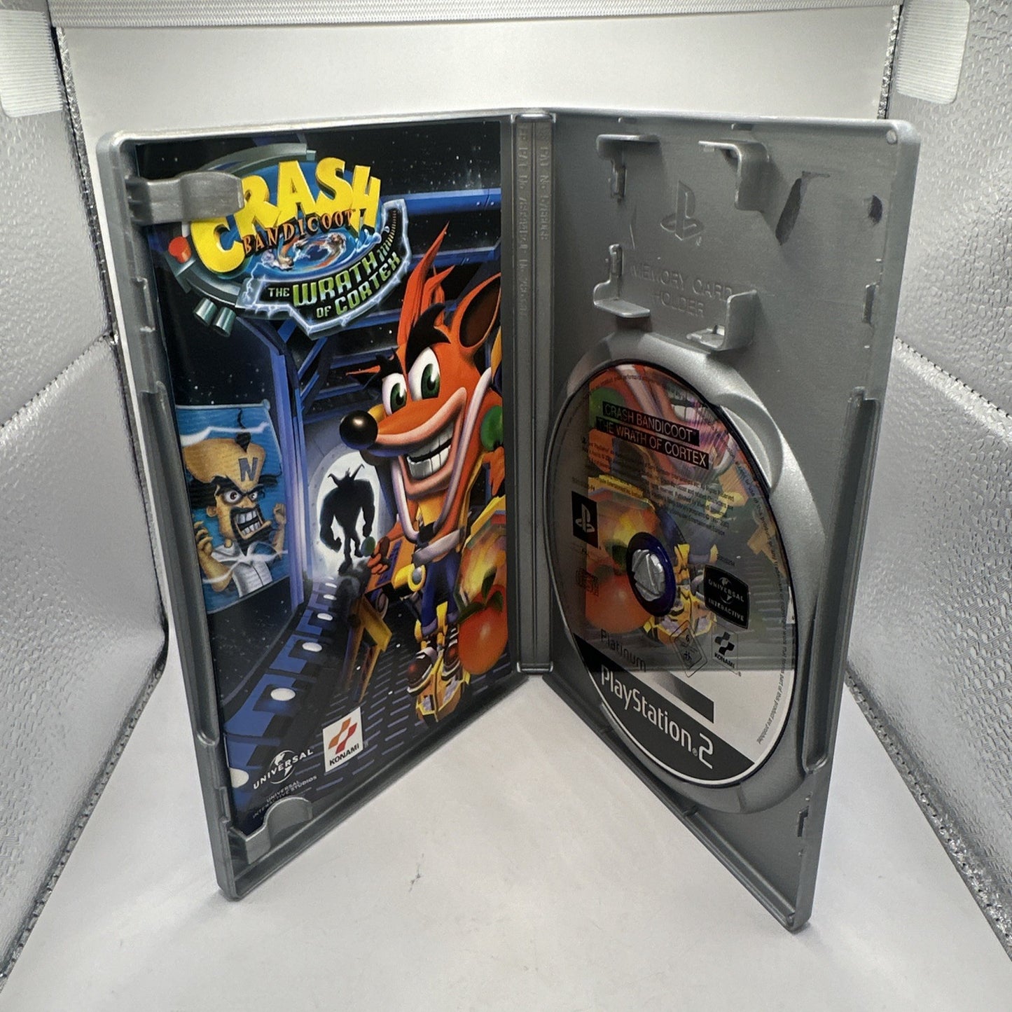 Crash Bandicoot The Wrath of Cortex • PlayStation 2 PS2 Game + Manual (2001) PAL