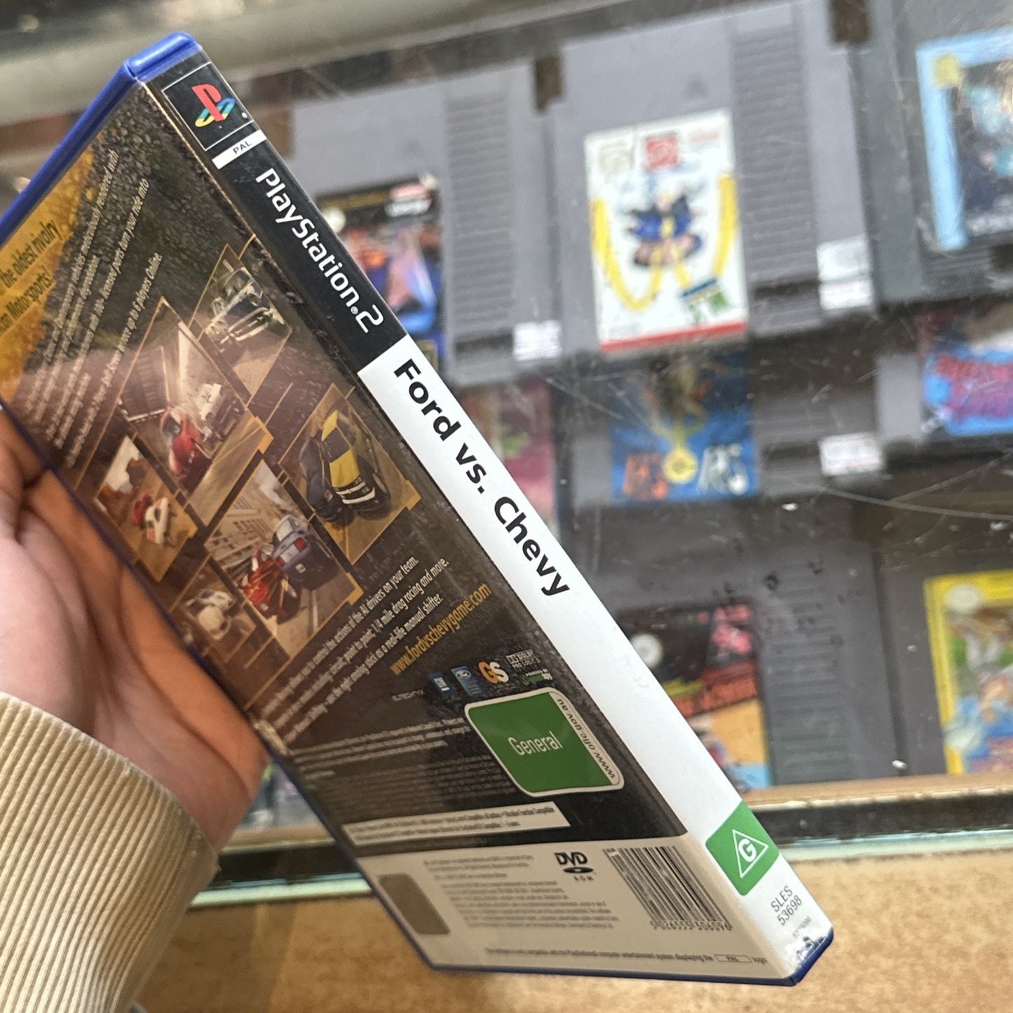 Ford vs. Chevy • Sony PlayStation 2 Game + Manual (2006) PAL AUS • Car Racing