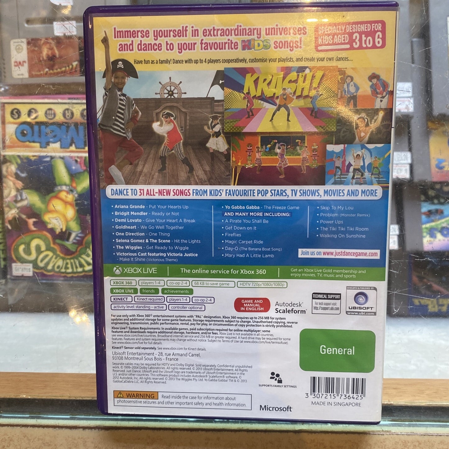 Just Dance Kids 2014 Xbox 360 Game • Kinect Dancing Games • PAL AUS • RARE!!