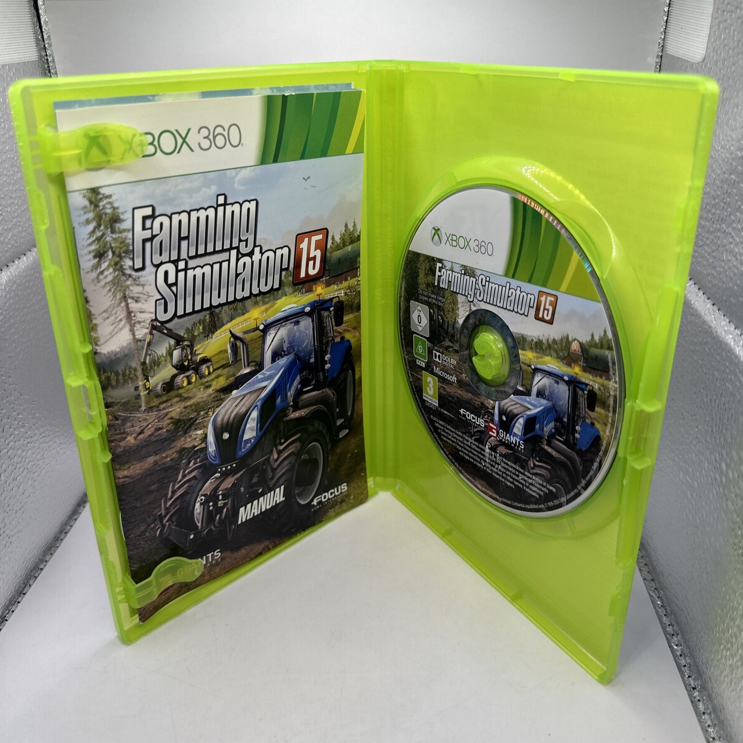 Farming Simulator 15 • Xbox 360 Game + Manual (2015) PAL Australian CIB Complete