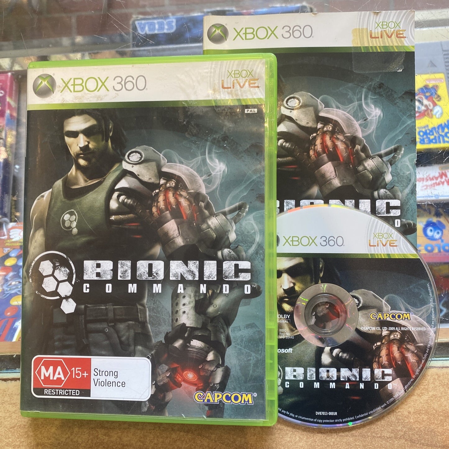 Bionic Commando Xbox 360 Game Complete + Manual (2009) AUS PAL Capcom