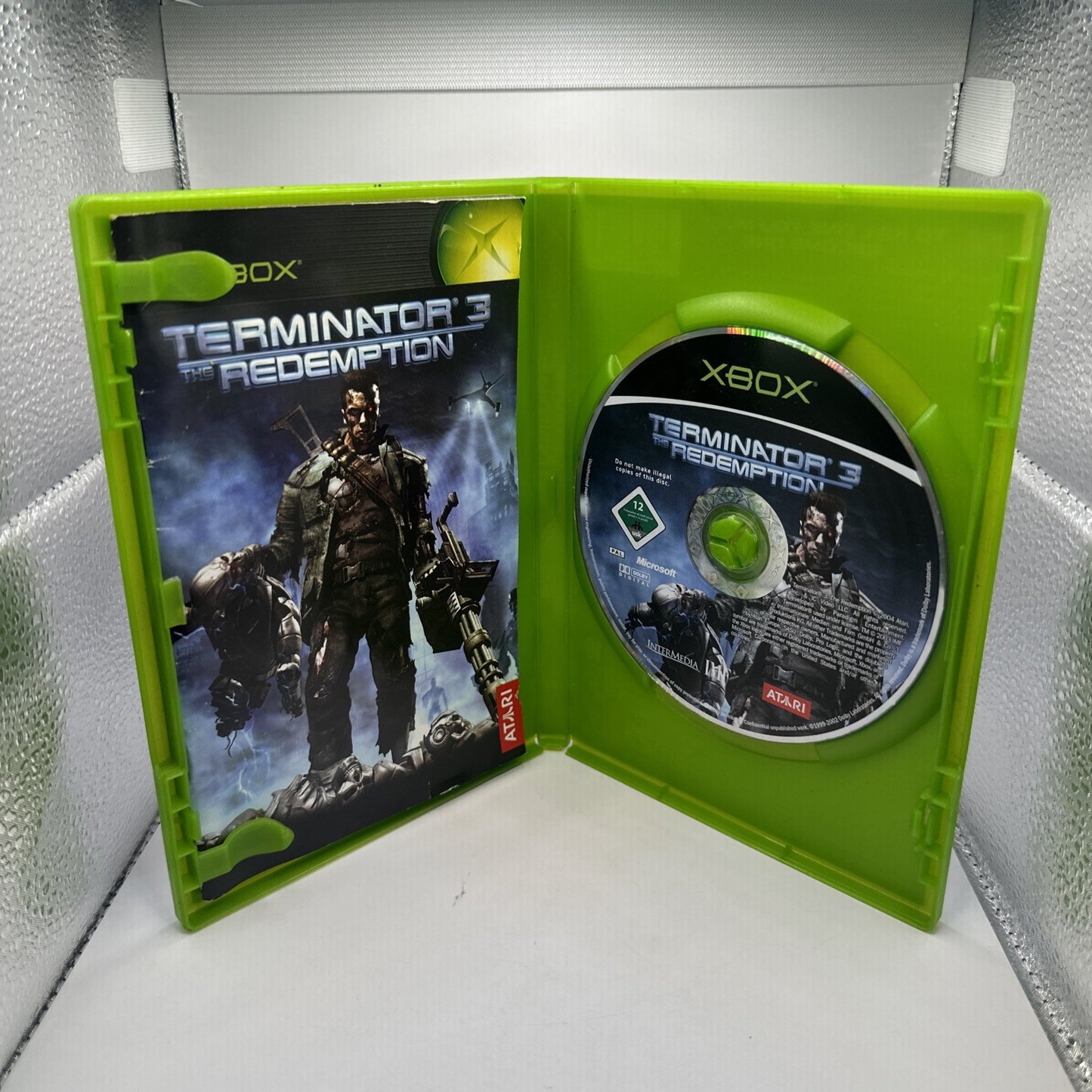 Terminator 3: The Redemption • Xbox Original Game + Manual (2004) PAL • Complete