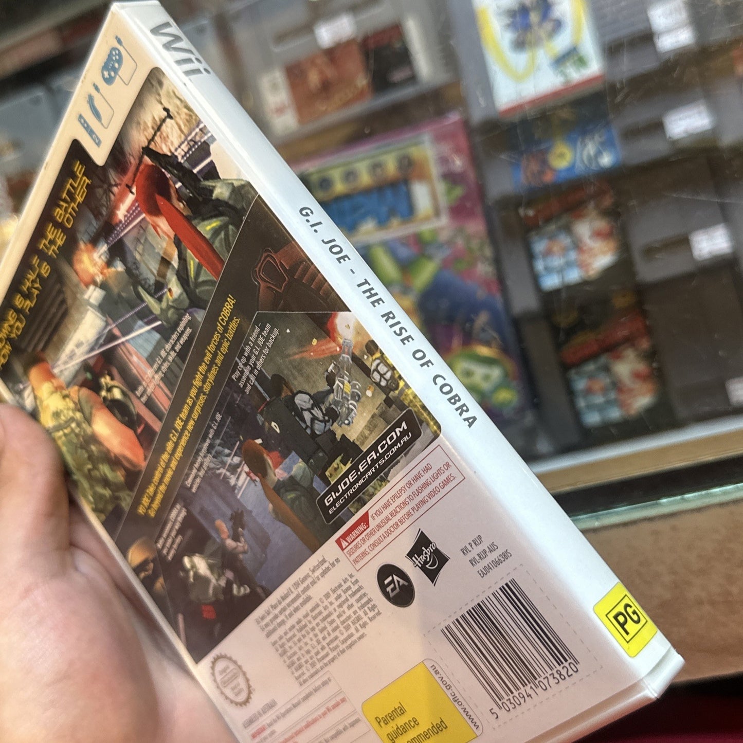 G.I Joe: The Rise Of Cobra • Nintendo Wii Game + Manual (2009) PAL AUS Complete