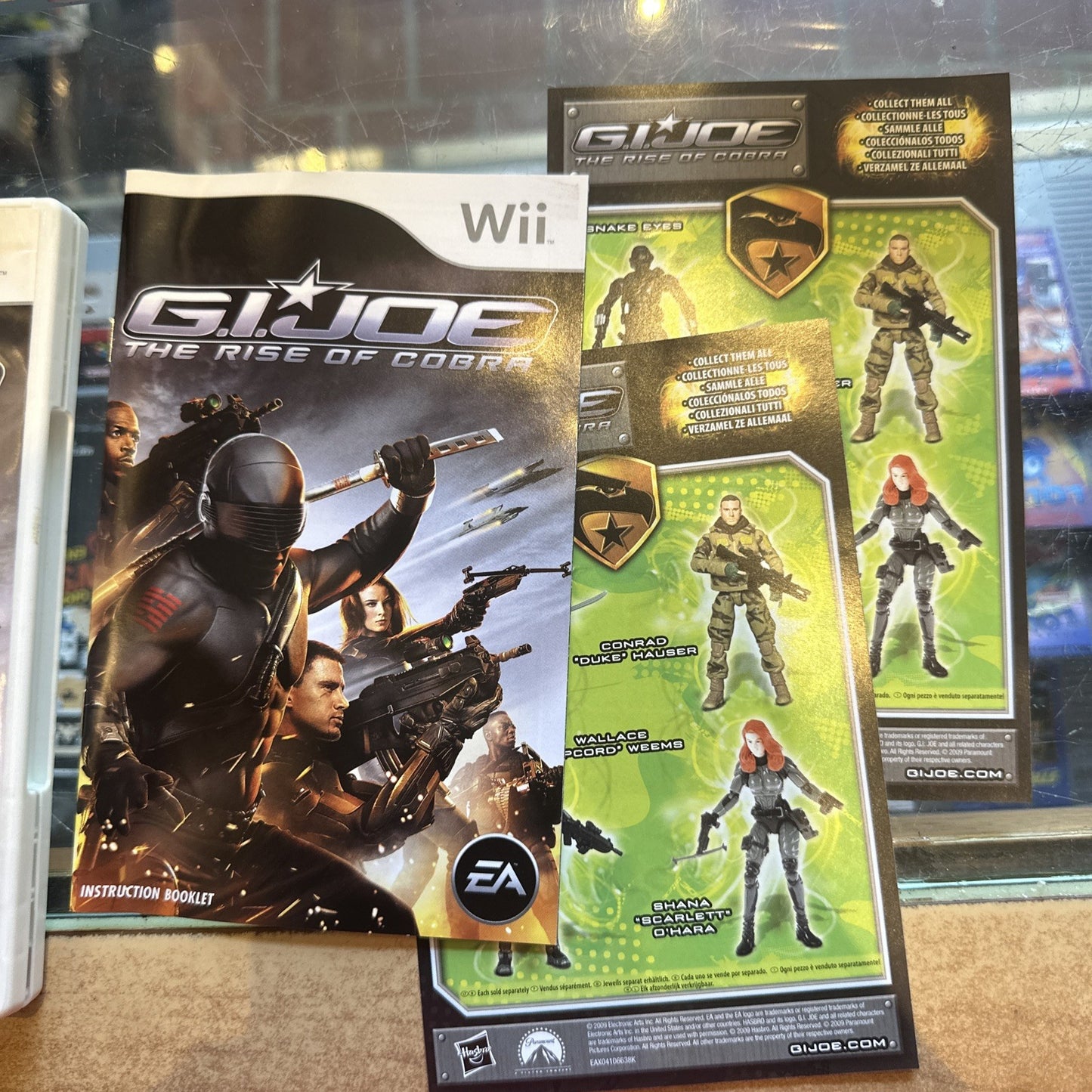 G.I Joe: The Rise Of Cobra • Nintendo Wii Game + Manual (2009) PAL AUS Complete