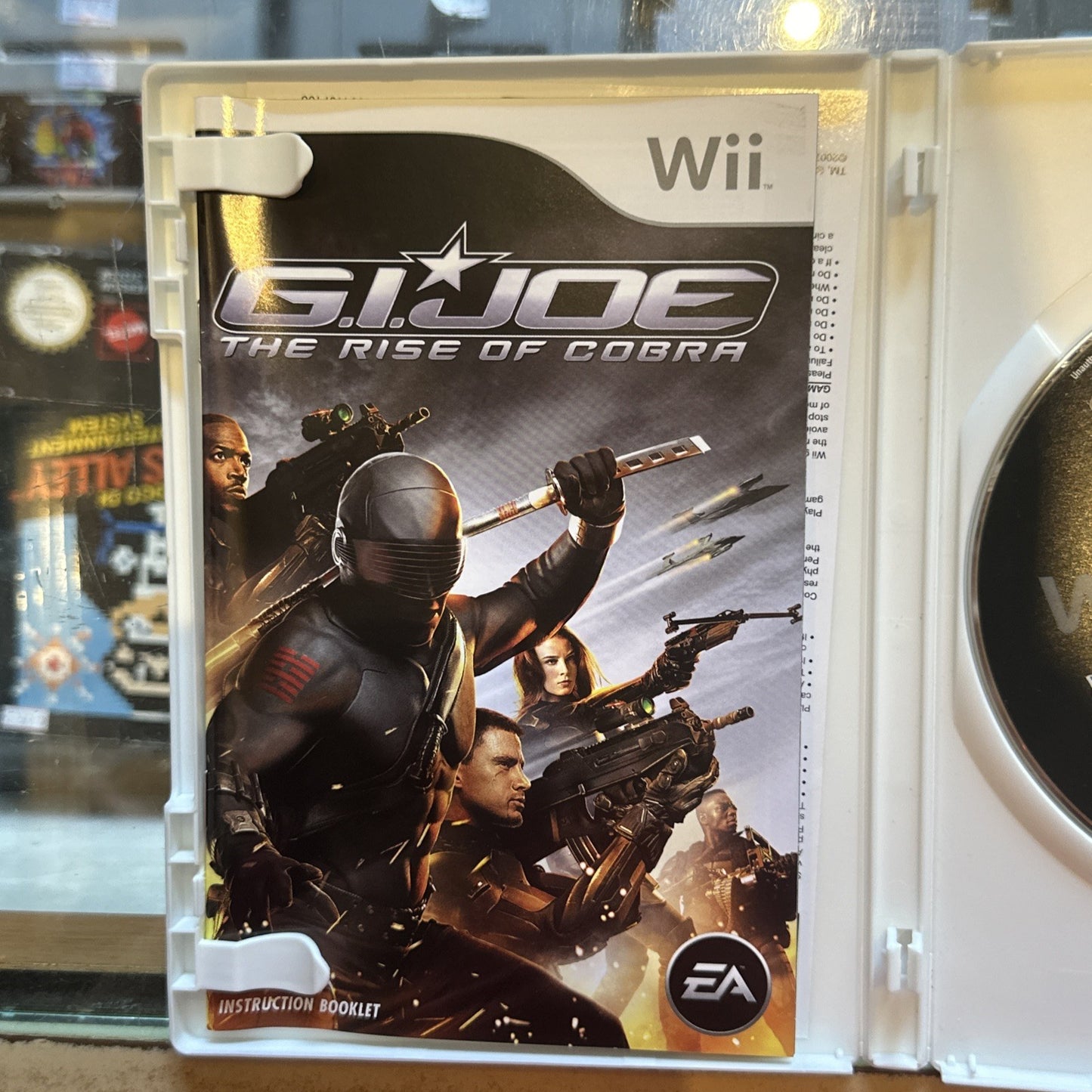 G.I Joe: The Rise Of Cobra • Nintendo Wii Game + Manual (2009) PAL AUS Complete