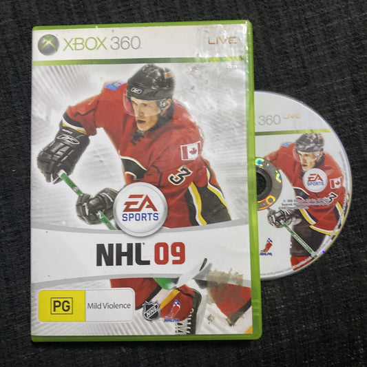 NHL 09 Xbox 360 Game *TESTED/WORKING* EA Sports Ice Hockey Games PAL 2009 2K9