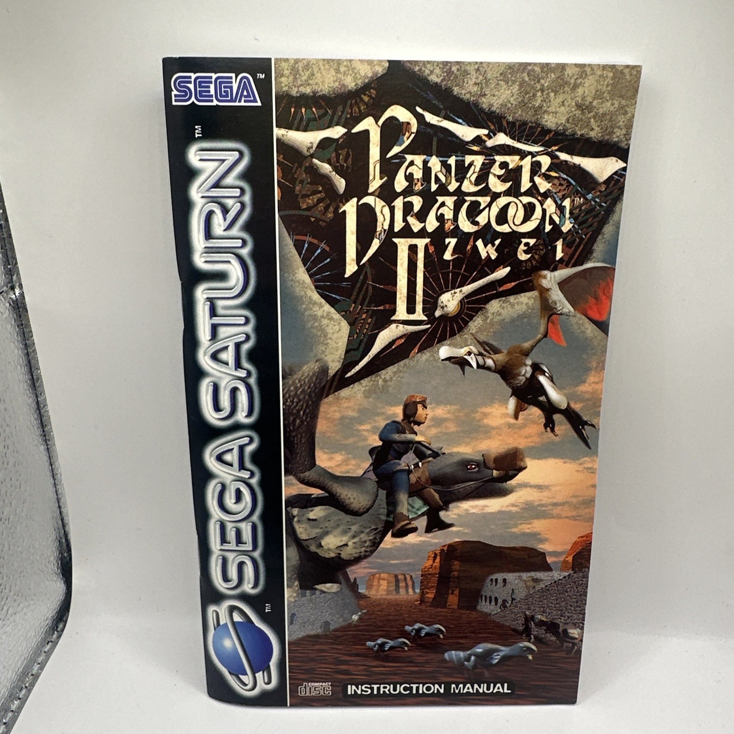 Panzer Dragoon II Zwei • Sega Saturn Game + Manual (1996) PAL • Complete CIB