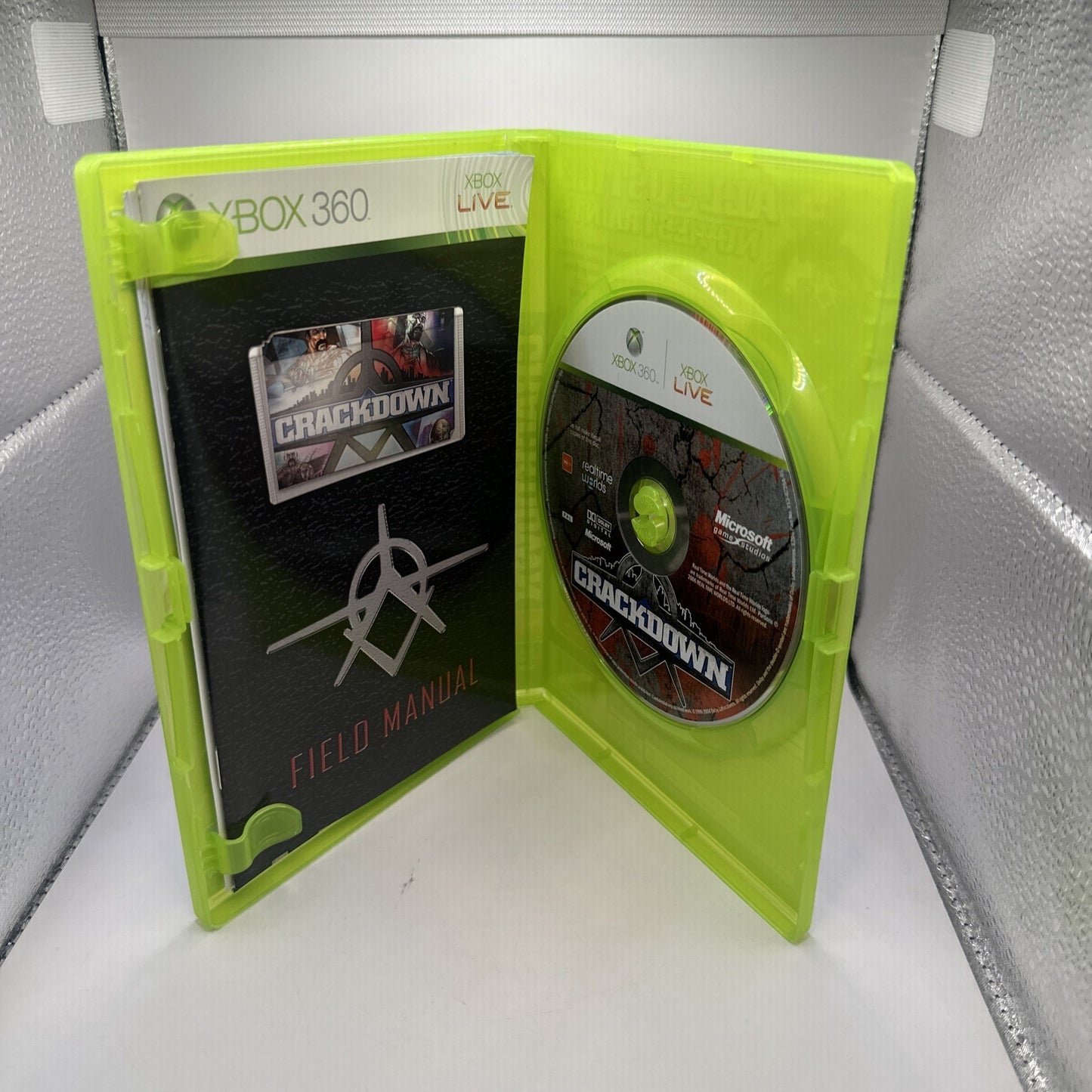 Crackdown • Xbox 360 Game + Poster & Manual (2006) PAL AUS • Complete CIB