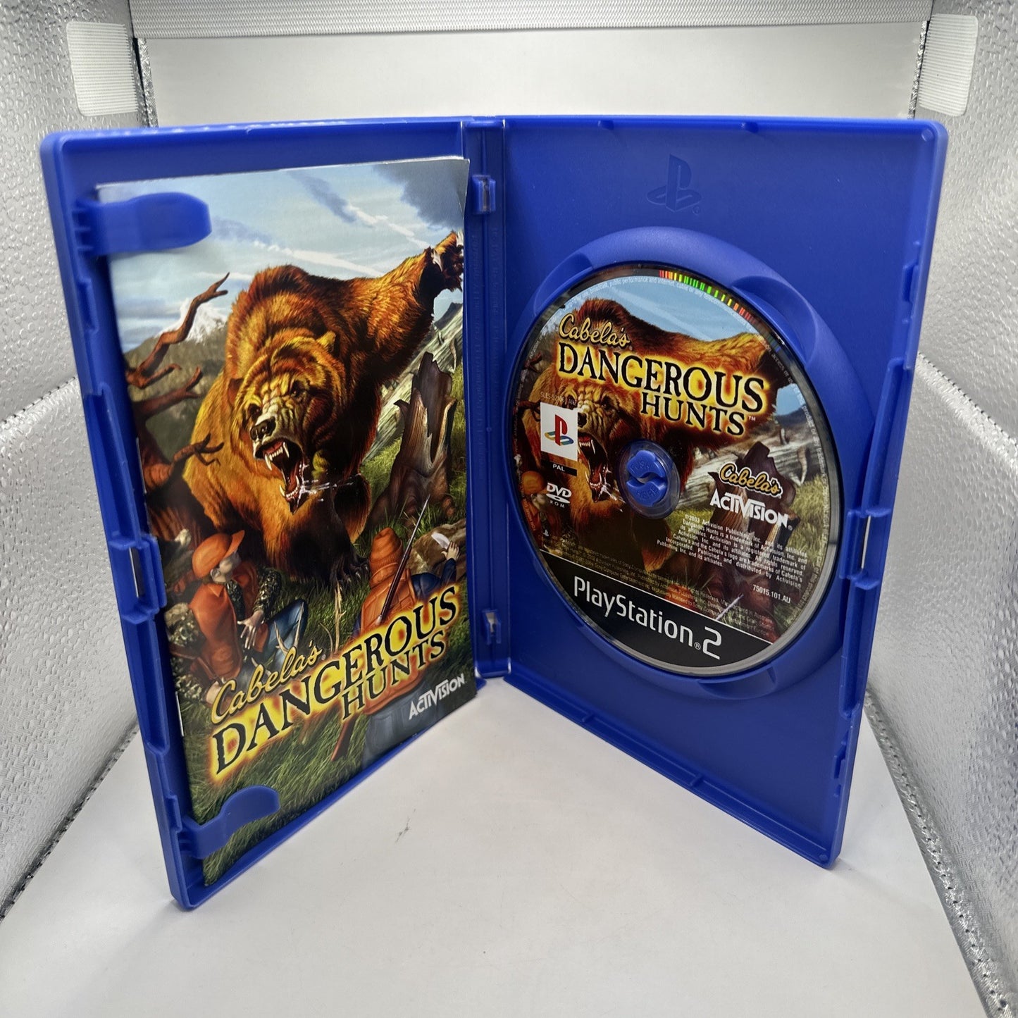 Cabela's Dangerous Hunts • PlayStation 2 PS2 Game + Manual (2004) PAL • Hunting