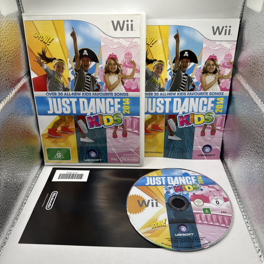 Just Dance Kids 2014 • Nintendo Wii Game + Manual PAL • Ubisoft Dancing Games