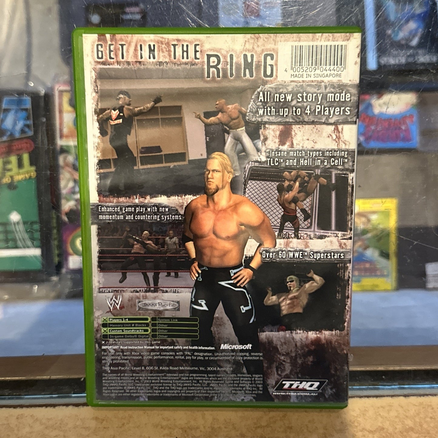 WWE Raw 2 • Xbox Original Game + Manual (2003) PAL AUS • THQ • Wrestling