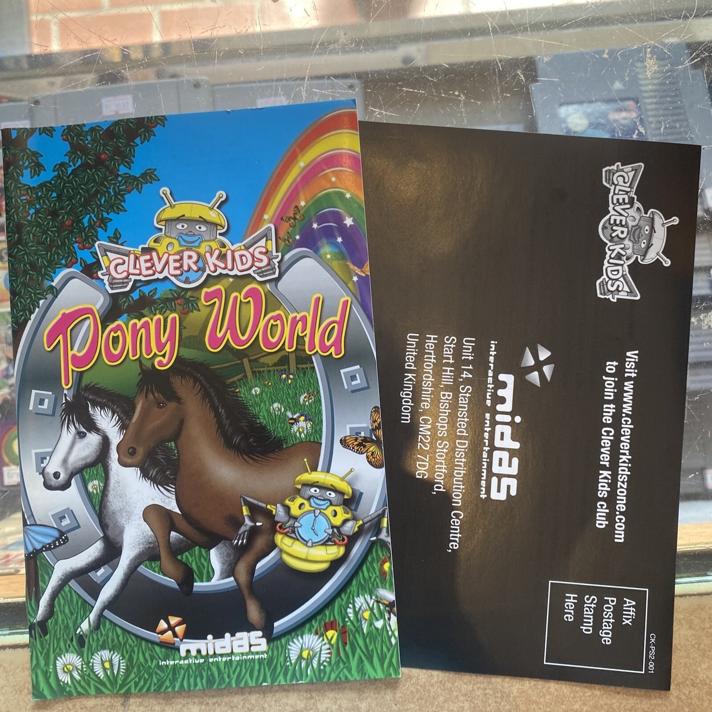 Clever Kids Pony World PS2 PlayStation 2 Game + Manual PAL AUS (2007) Midas