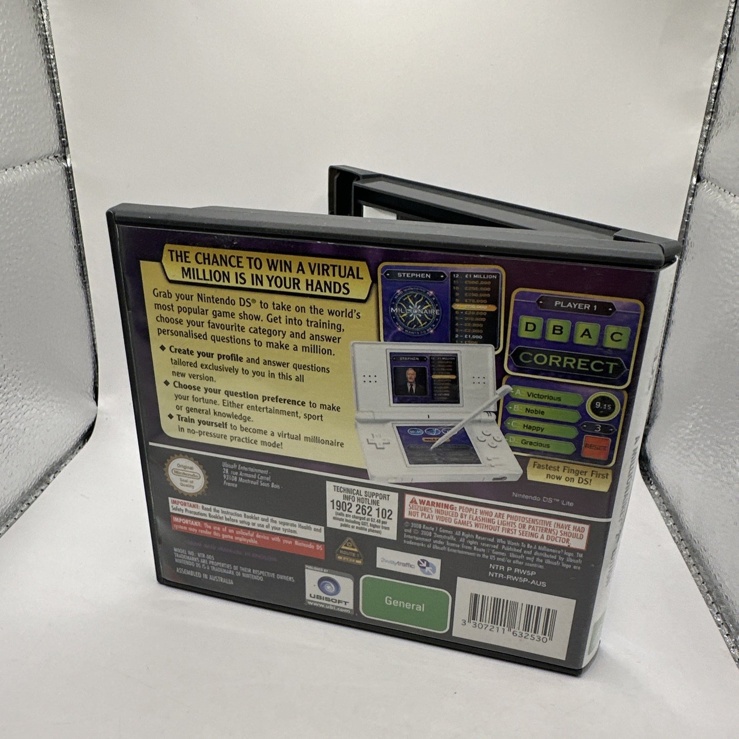 Who Wants To Be A Millionaire 2nd Edition • Nintendo DS Game + Manual (2008) CIB