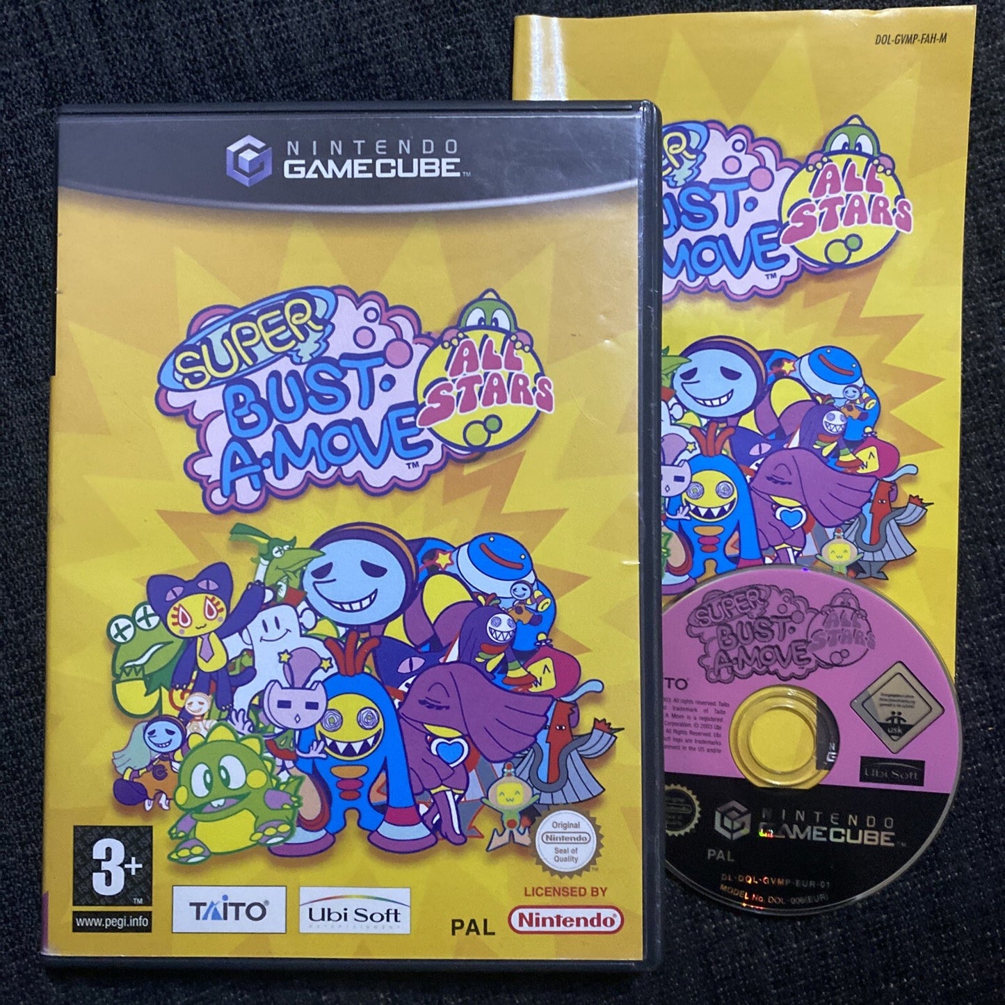 Super Bust A Move All Stars • Nintendo GameCube + Manual (2003) PAL Complete CIB