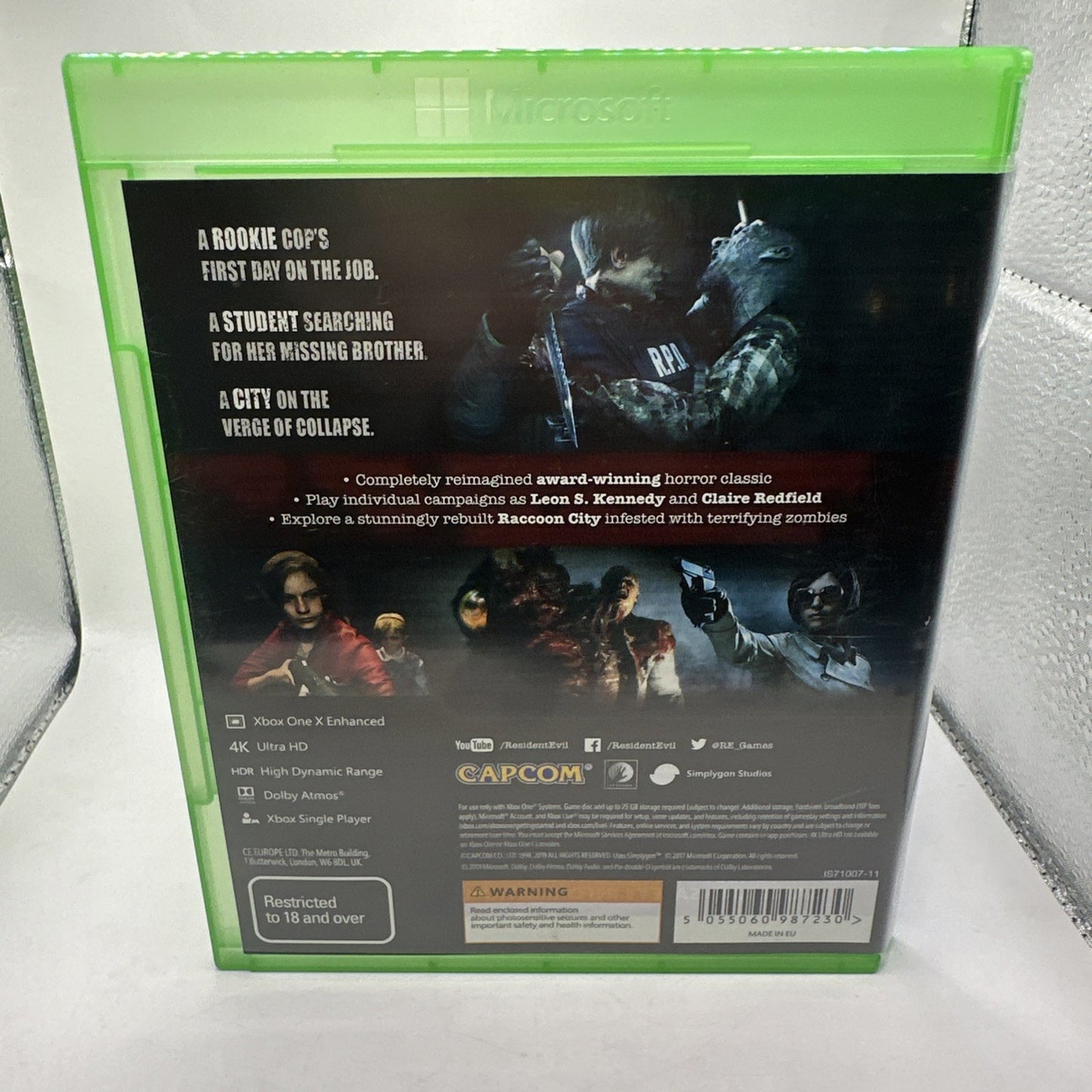 Resident Evil 2 • Xbox One Game (2019) PAL AUS • Capcom • Survival Horror