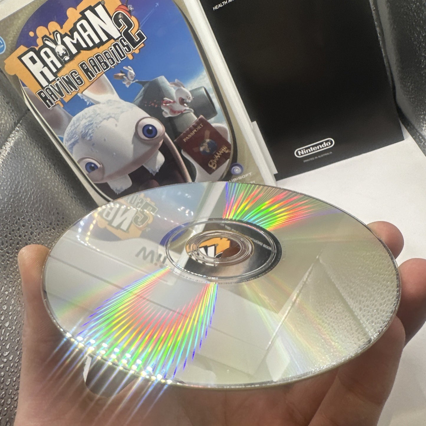 Rayman Raving Rabbids 2 • Nintendo Wii Game + Manual (2007) PAL AUS • Complete