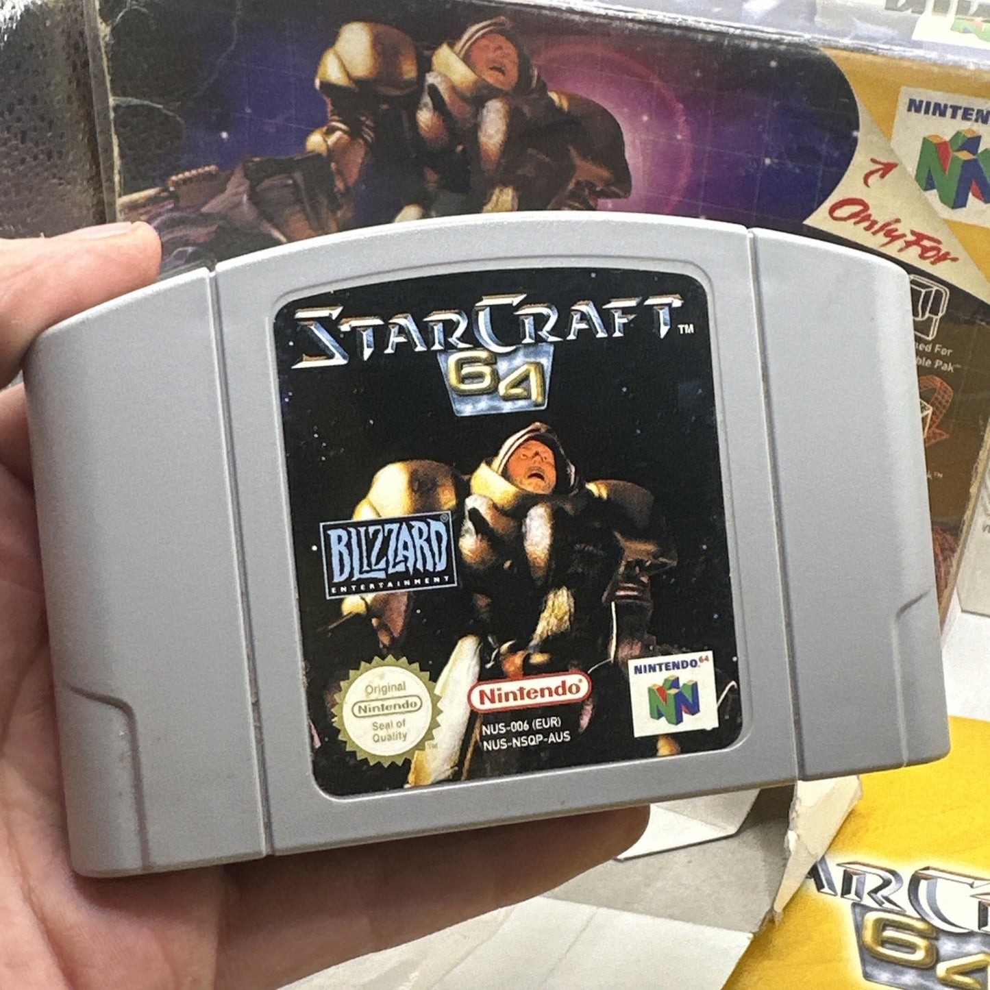 StarCraft 64 • Nintendo 64 N64 Game + Manual (2000) Boxed Complete + Box AUS PAL