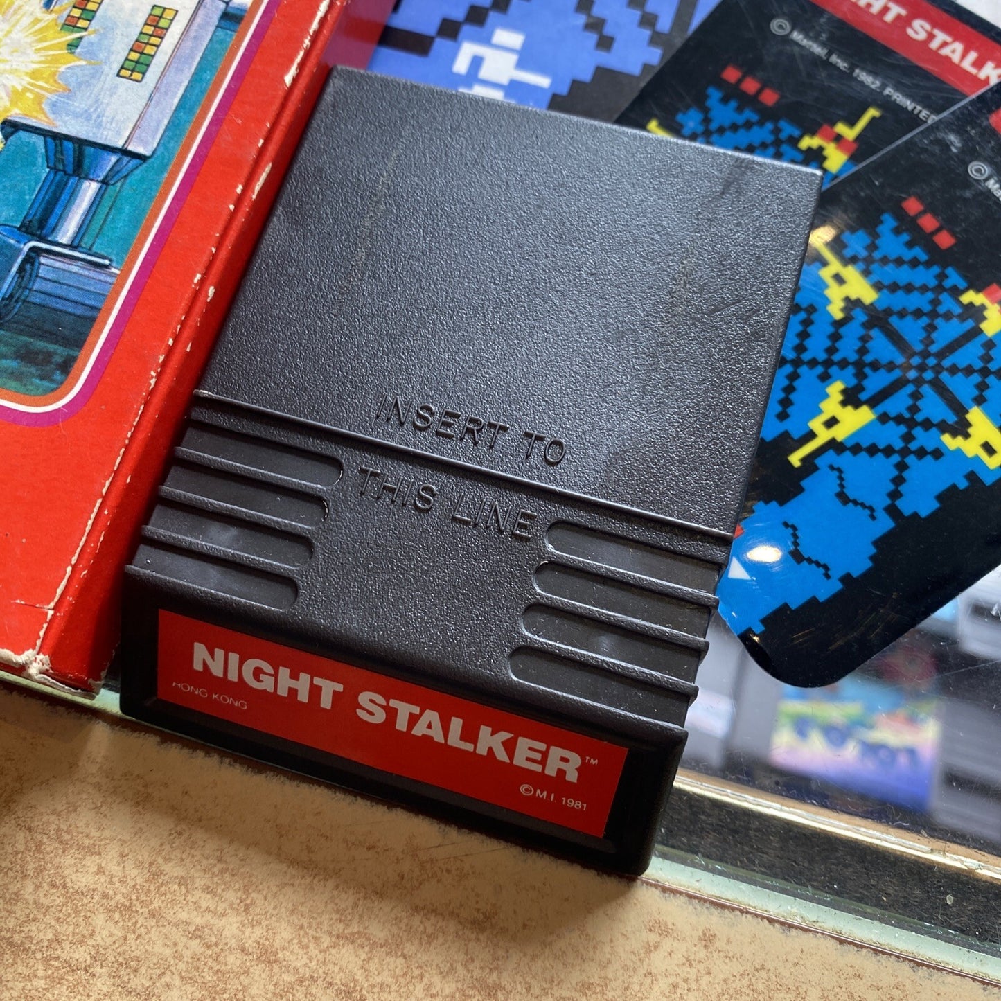 Night Stalker Intellivision Game In Box (1982) Complete Boxed W/ Overlays